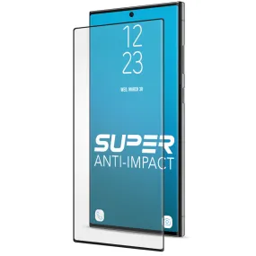 Glass Screen Protector - Galaxy S23 Ultra Curve Coverage Super Anti-Impact (Compatible w/ Fingerprint ID) Phone SP