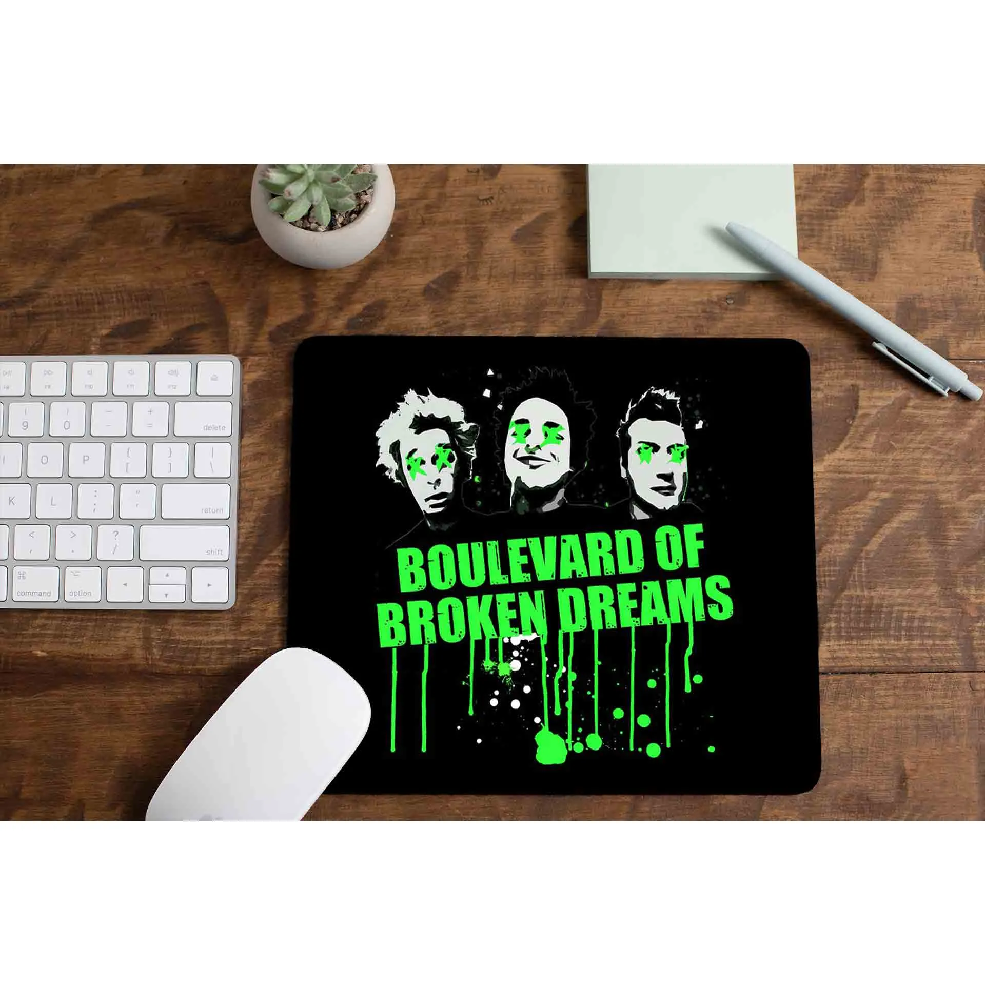 Green Day Mousepad - Boulevard Of Broken Dreams