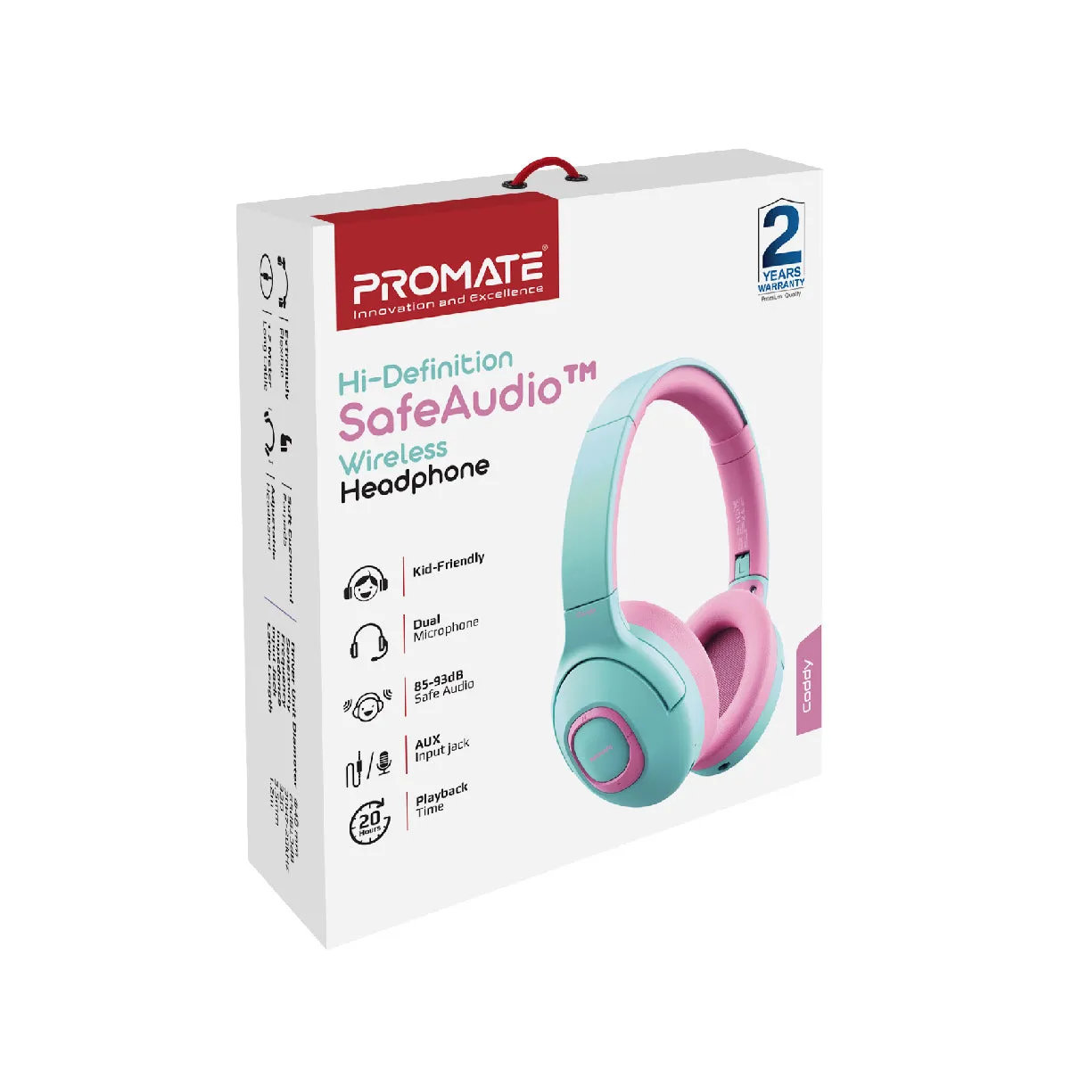 Hi-Definition SafeAudio™ Wireless Headphone