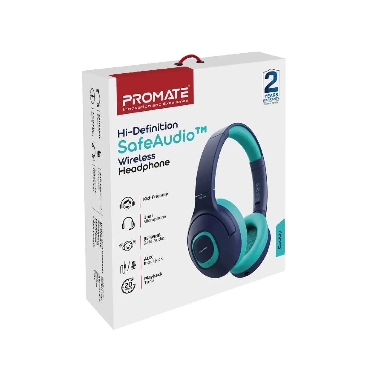 Hi-Definition SafeAudio™ Wireless Headphone