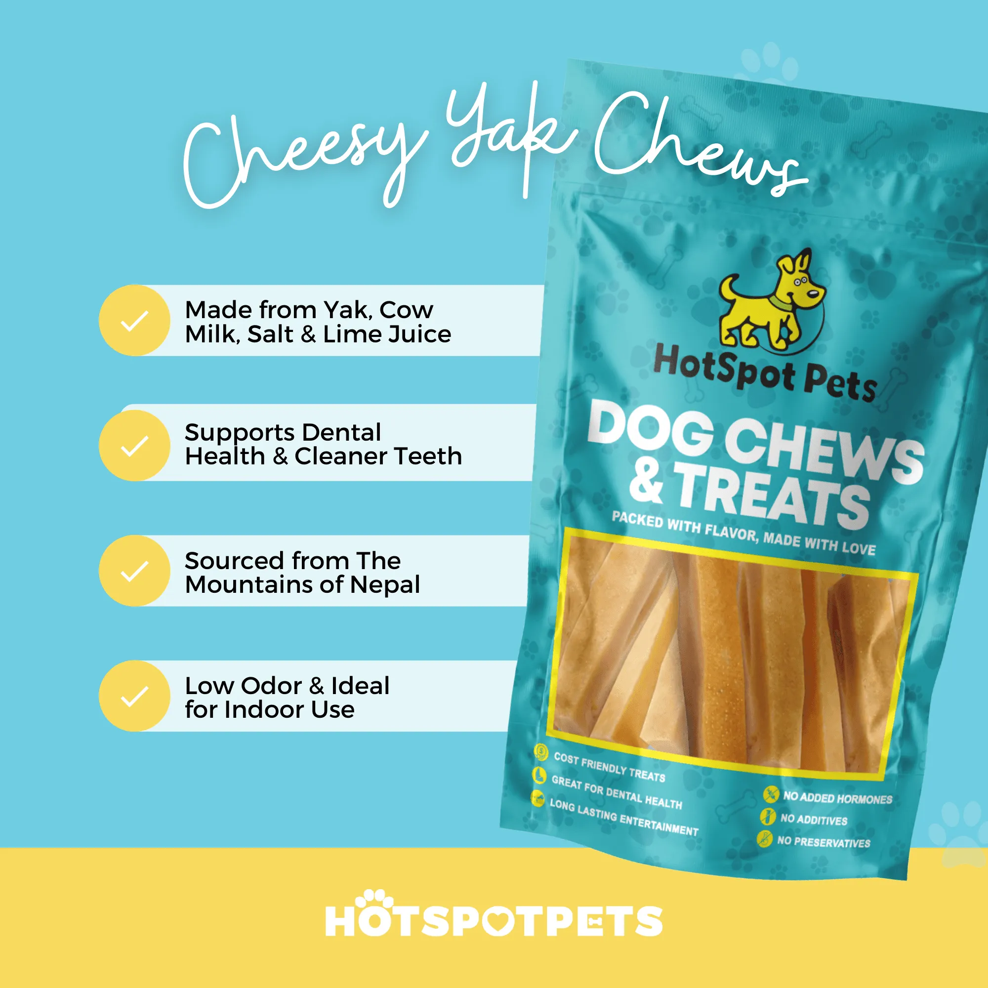 Himalayan Yak Chews for Large Dogs