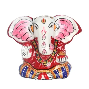 Hindu God Ganesha Painted Statue