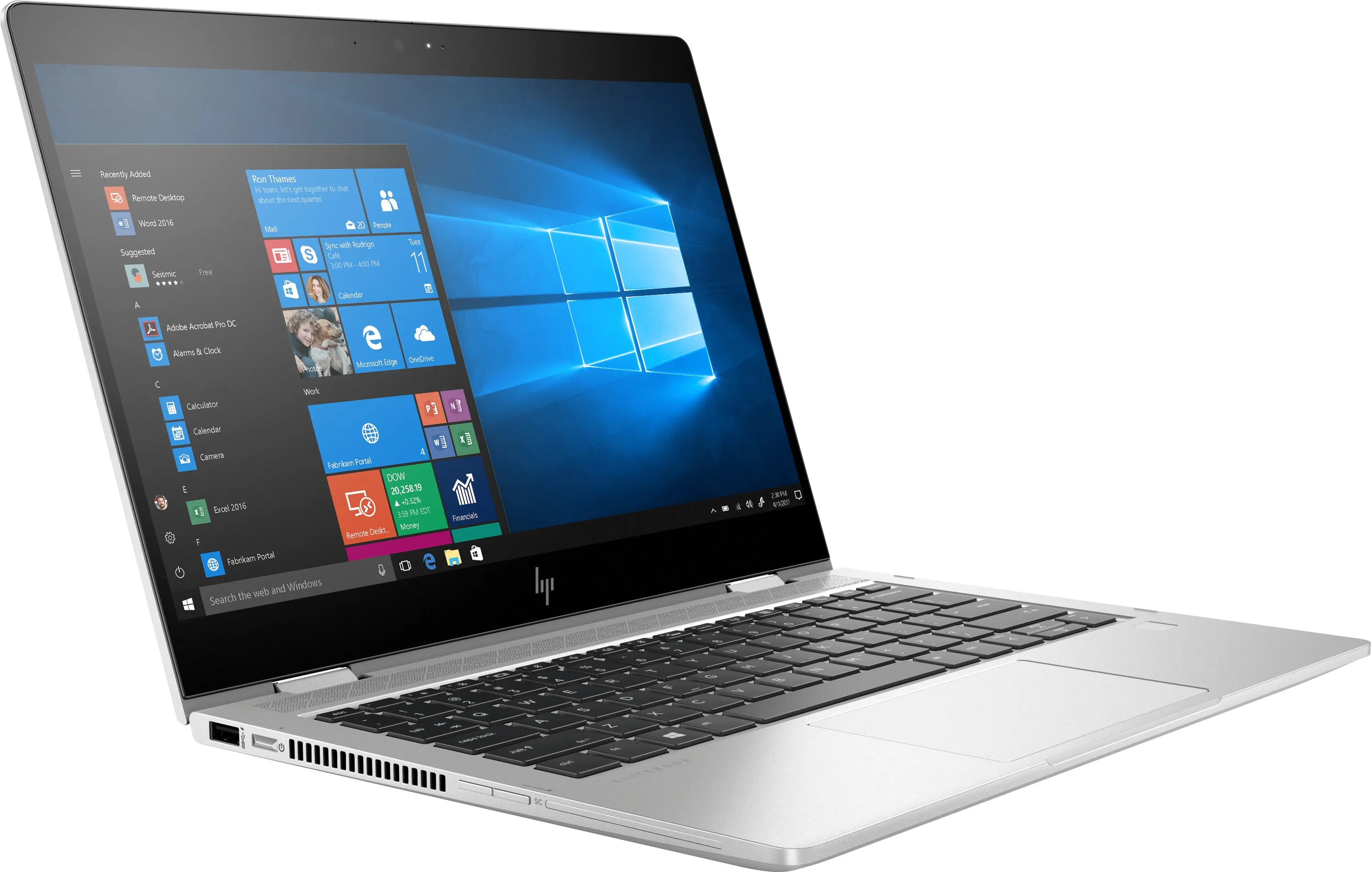 HP EliteBook X360 830 G6 13.3" FHD Touch Convertible Notebook, Intel Core i7-8665U, 1.80GHz, 16GB RAM, 32GB Optane Memory   512GB SSD, Win 10 Pro 7MS75UT#ABA