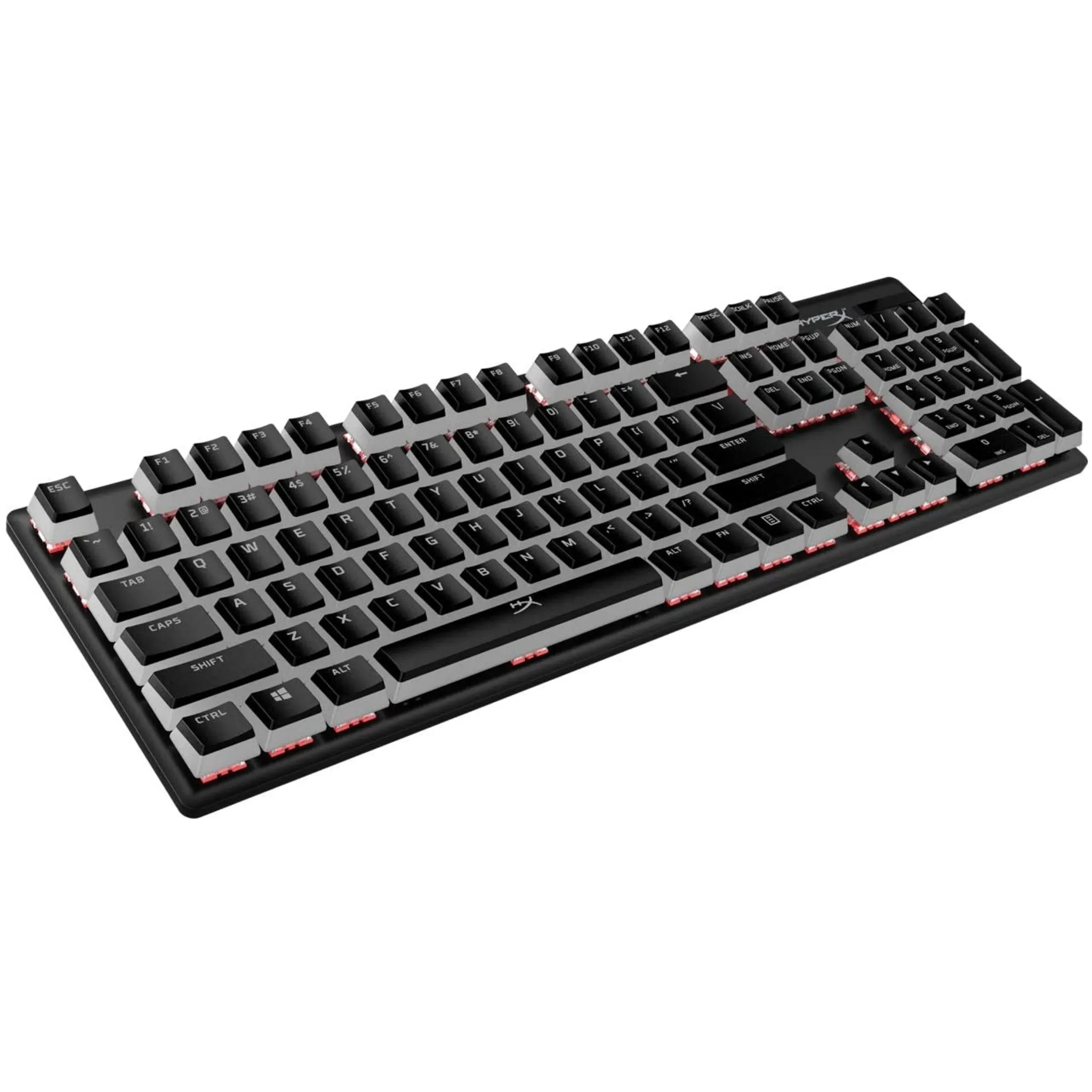 HyperX Pudding Keycaps - Double Shot PBT Keycap Full Key Set Black