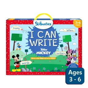 I Can Write: Disney Junior Mickey Mouse | Reusable Activity Mats (ages 3-6)