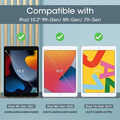 iPad 10.2" 7th Gen/ 8th Gen/ 9th Gen Slim Protective Case