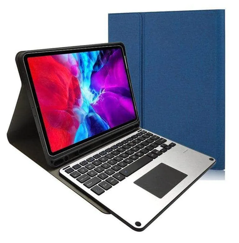 iPad Pro 11 2020 Bluetooth Touchpad Keyboard Pencil Holder Metal Panel Keyboard Case