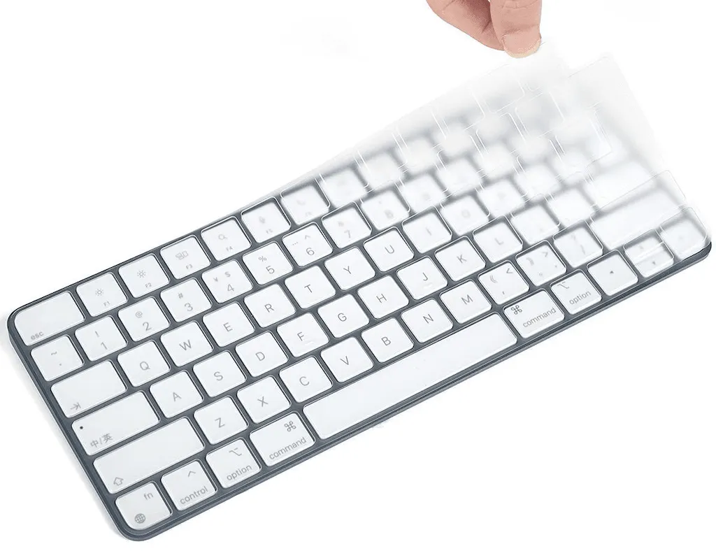 Keyboard Protector For iMac 24 inch, M1, Magic Keyboard with Touch ID, 2021 - US Layout