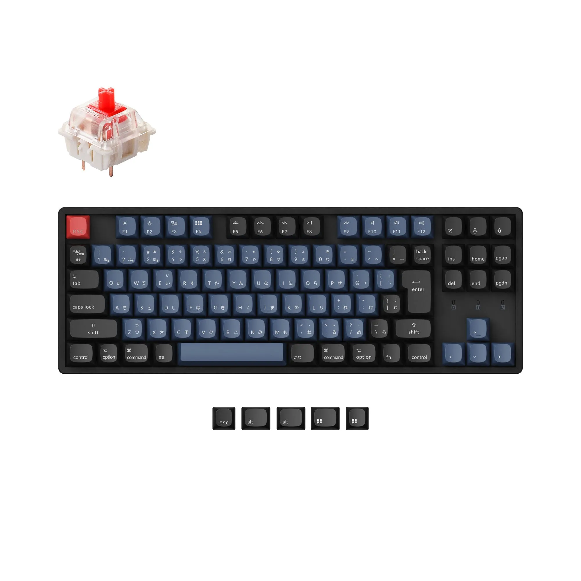 Keychron K8 Pro QMK/VIA Wireless Mechanical Keyboard (Japan JIS Layout)