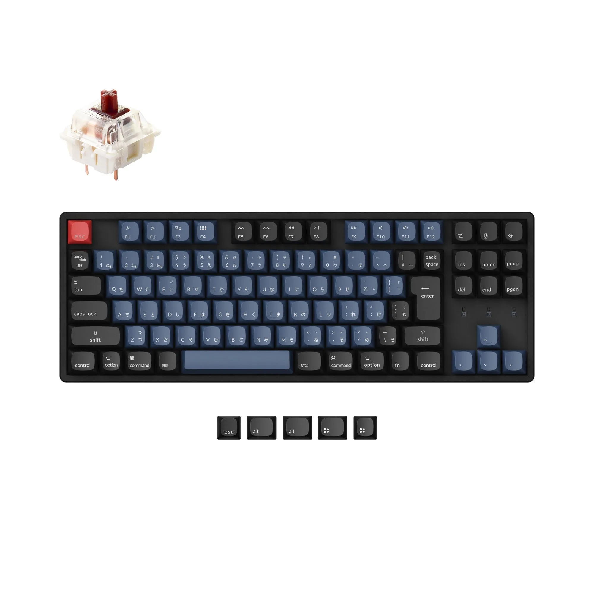 Keychron K8 Pro QMK/VIA Wireless Mechanical Keyboard (Japan JIS Layout)