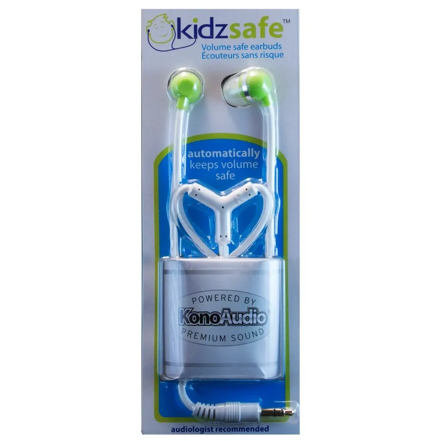 KidzSafe KonoAudio - Volume limiting earbuds for children