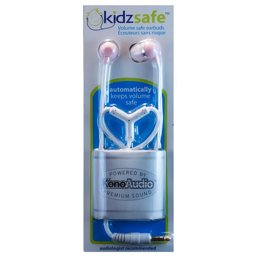 KidzSafe KonoAudio - Volume limiting earbuds for children