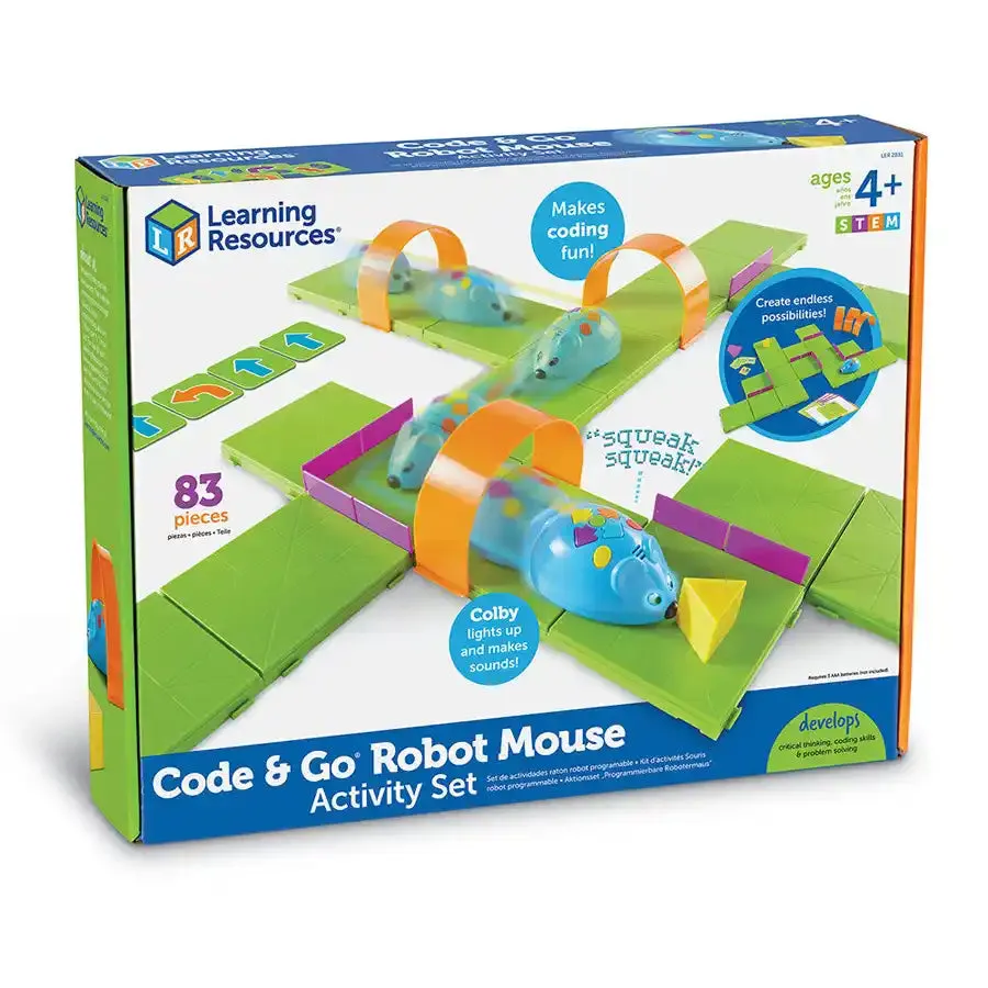 Learning Resources Code & Go Robot Mouse Activity Set