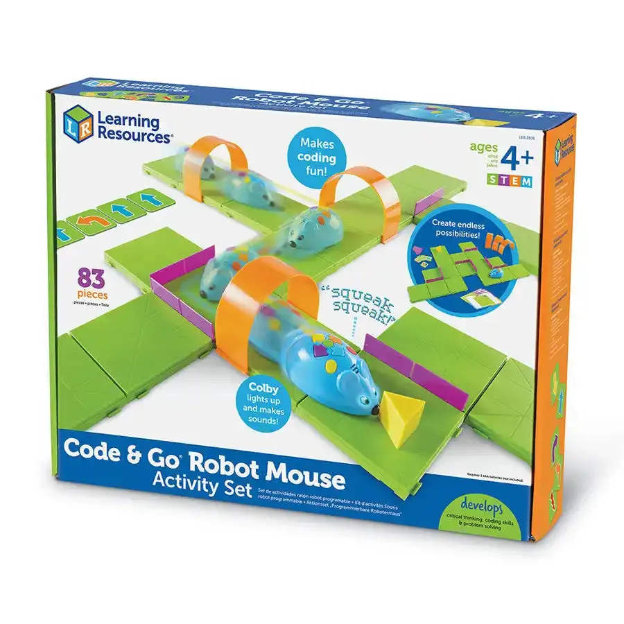 Learning Resources Code & Go Robot Mouse Activity Set