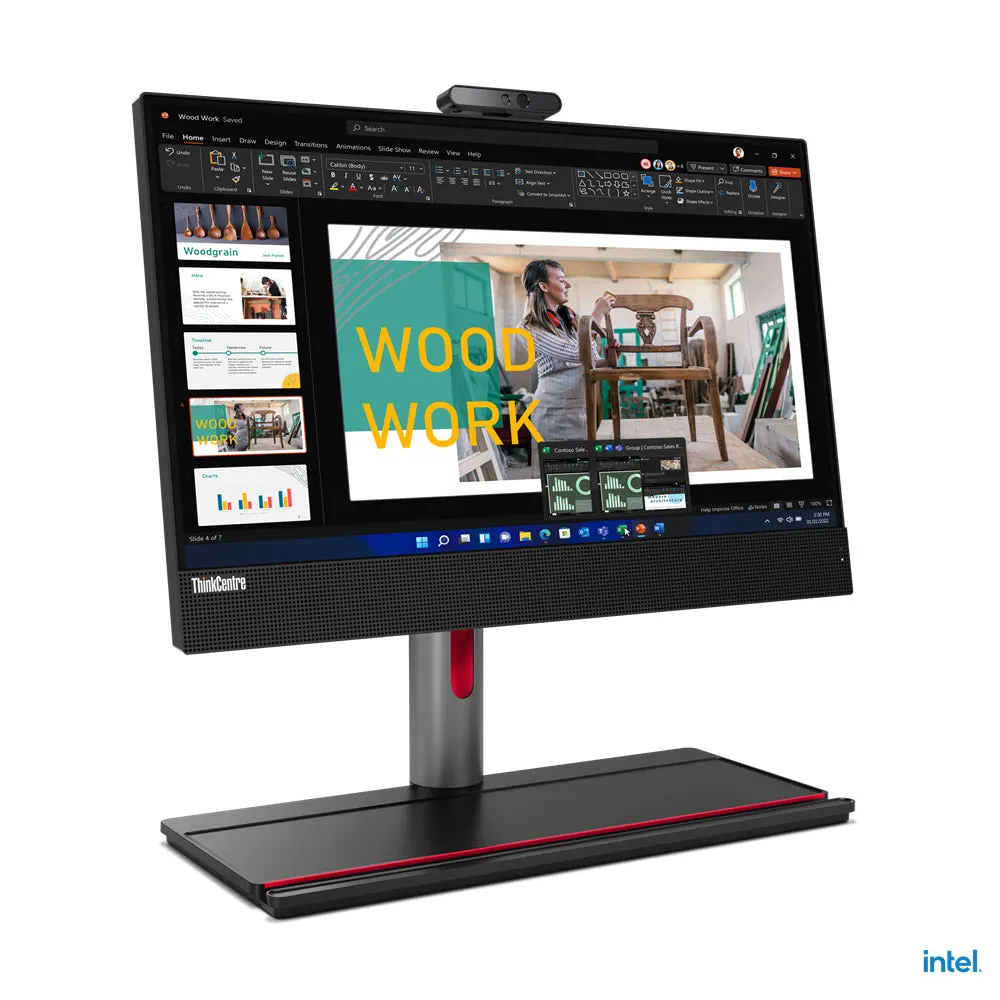 Lenovo Thinkcentre M70a Gen 3 11Vl - All-In-One - With Full Function Monitor Stand - Core I5 12500 / Up To 4.6 Ghz - Ram