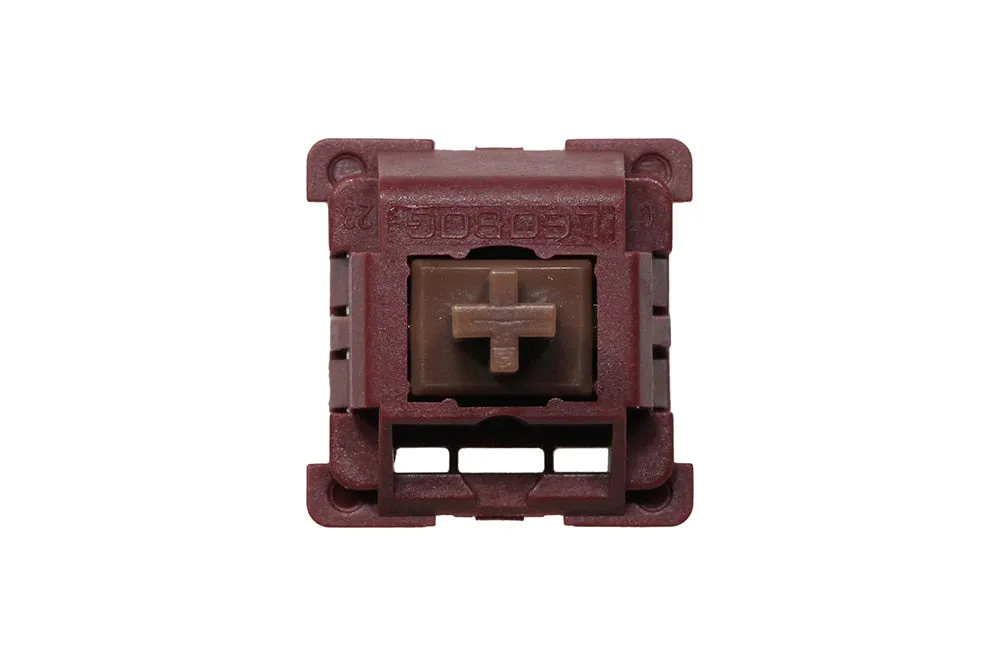 LEOBOG Standard Brown Rocklee Graywood V3 Switch Linear Tactile MX switch for mechanical keyboard Nylon POM 43g 45g Lubed