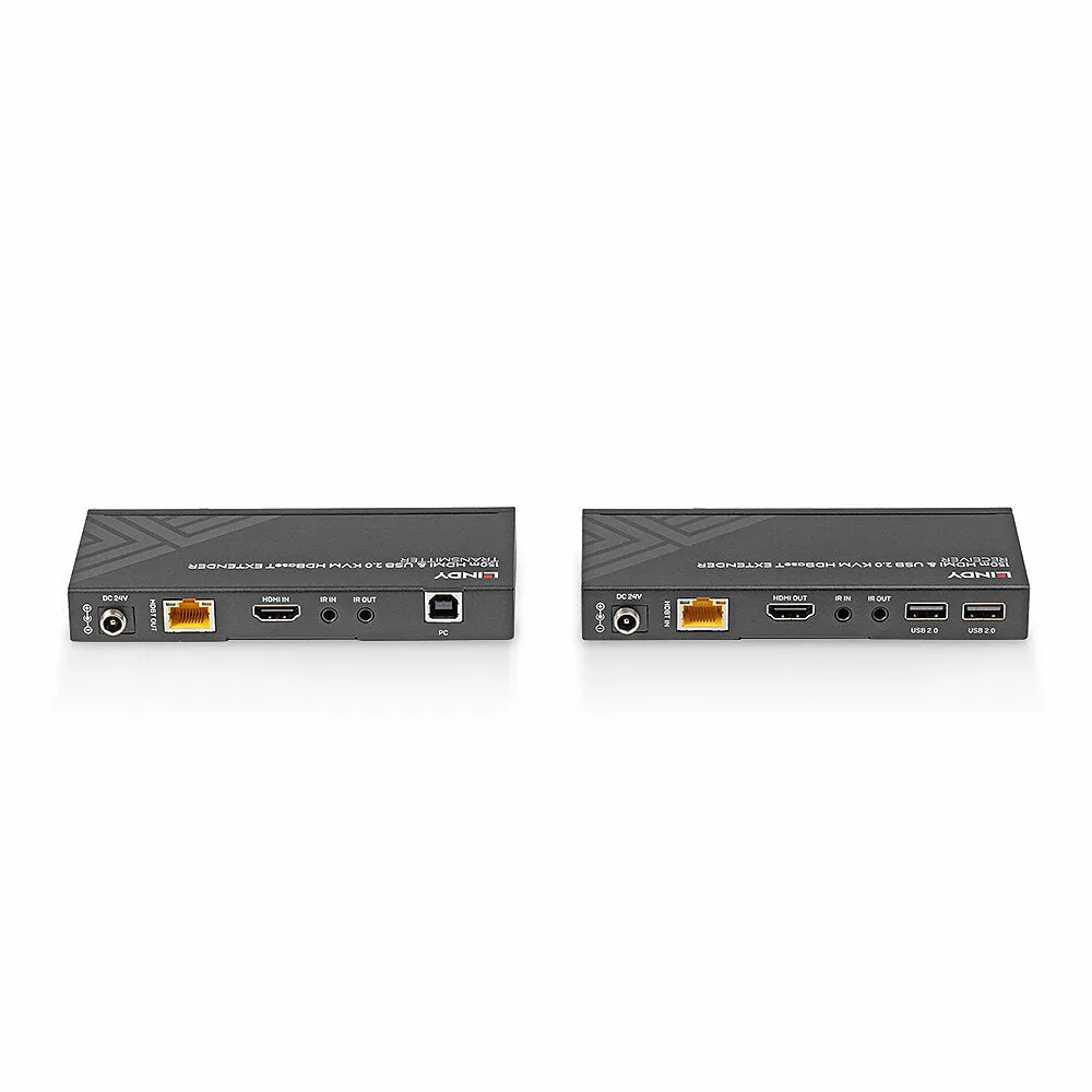 Lindy - Transmitter And Receiver - Kvm / Audio / Usb/ Infrared / Network Extender - Usb 2.0, Hdmi, Hdbaset