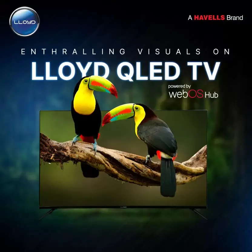 Lloyd 55QS850E 140 cm (55 inch) QLED Ultra HD (4K) Smart WebOS TV