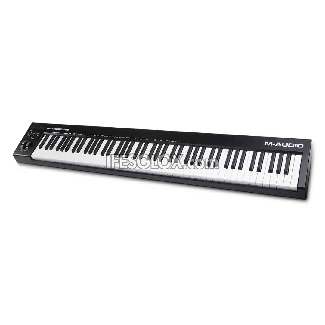 M-AUDIO Keystation 88 MK3 USB MIDI Keyboard Controller with Semi-weighted 88 Keys, MIDI in & out - Brand New