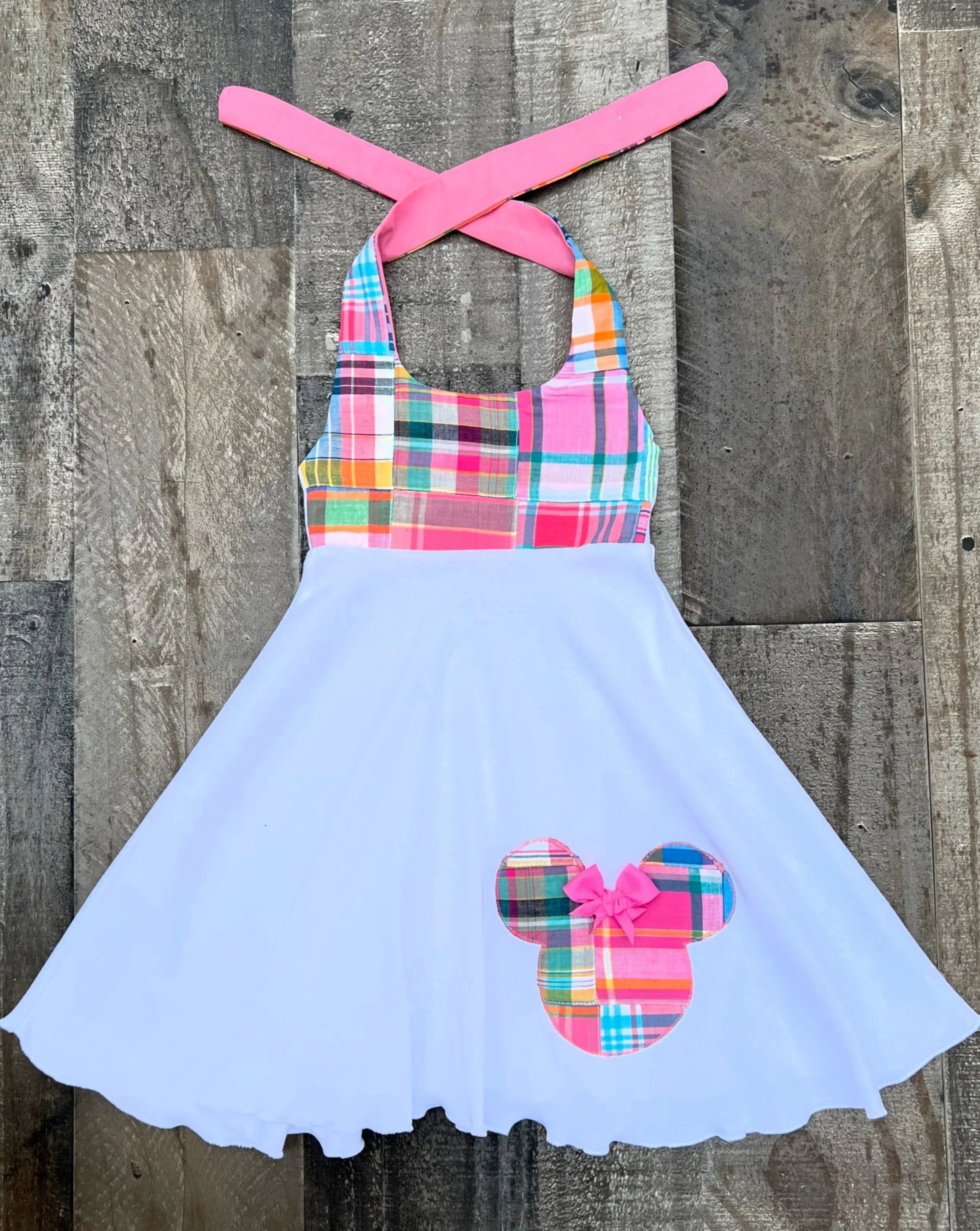 Madras Minnie Mouse Plaid Dress