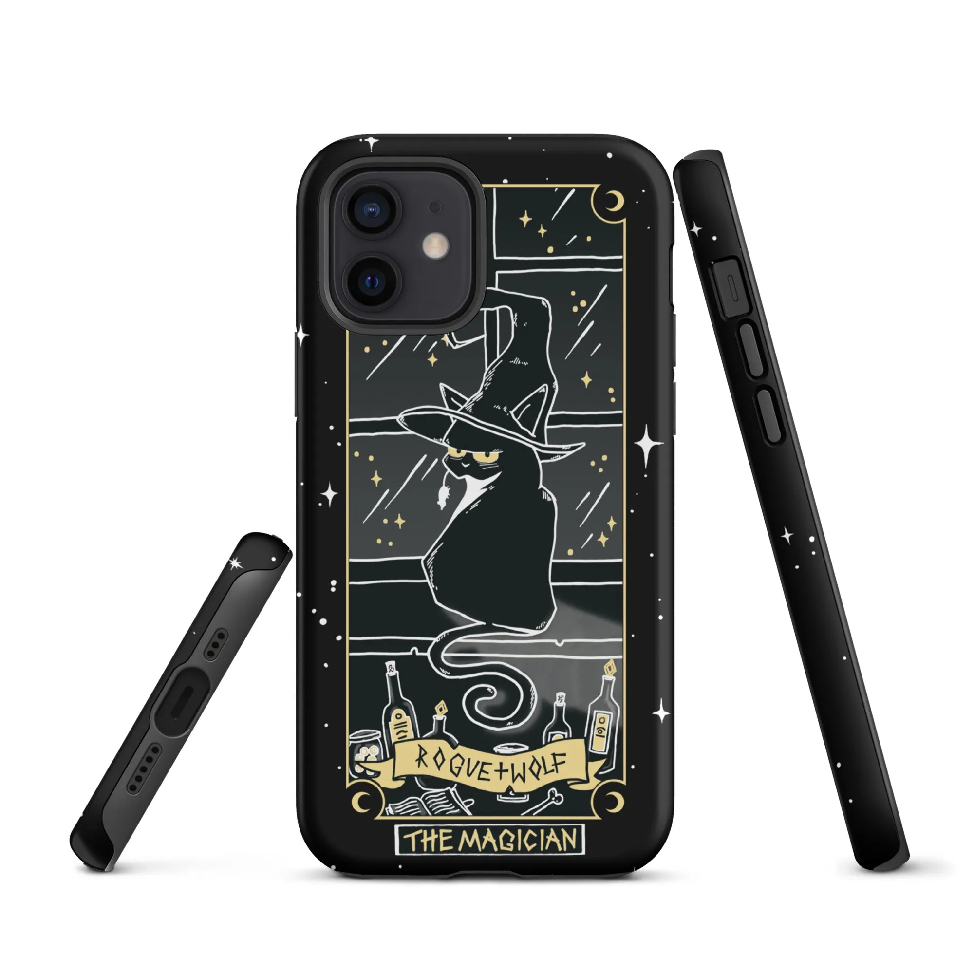 Magician Tarot Tough Phone Case for iPhone - Shockproof Witchy Phone Case Cover Anti-scratch Goth Accessory