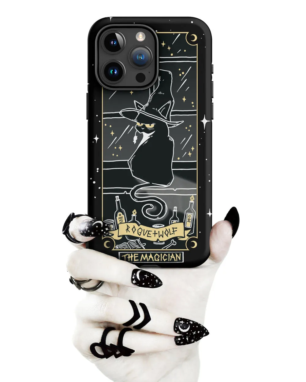 Magician Tarot Tough Phone Case for iPhone - Shockproof Witchy Phone Case Cover Anti-scratch Goth Accessory