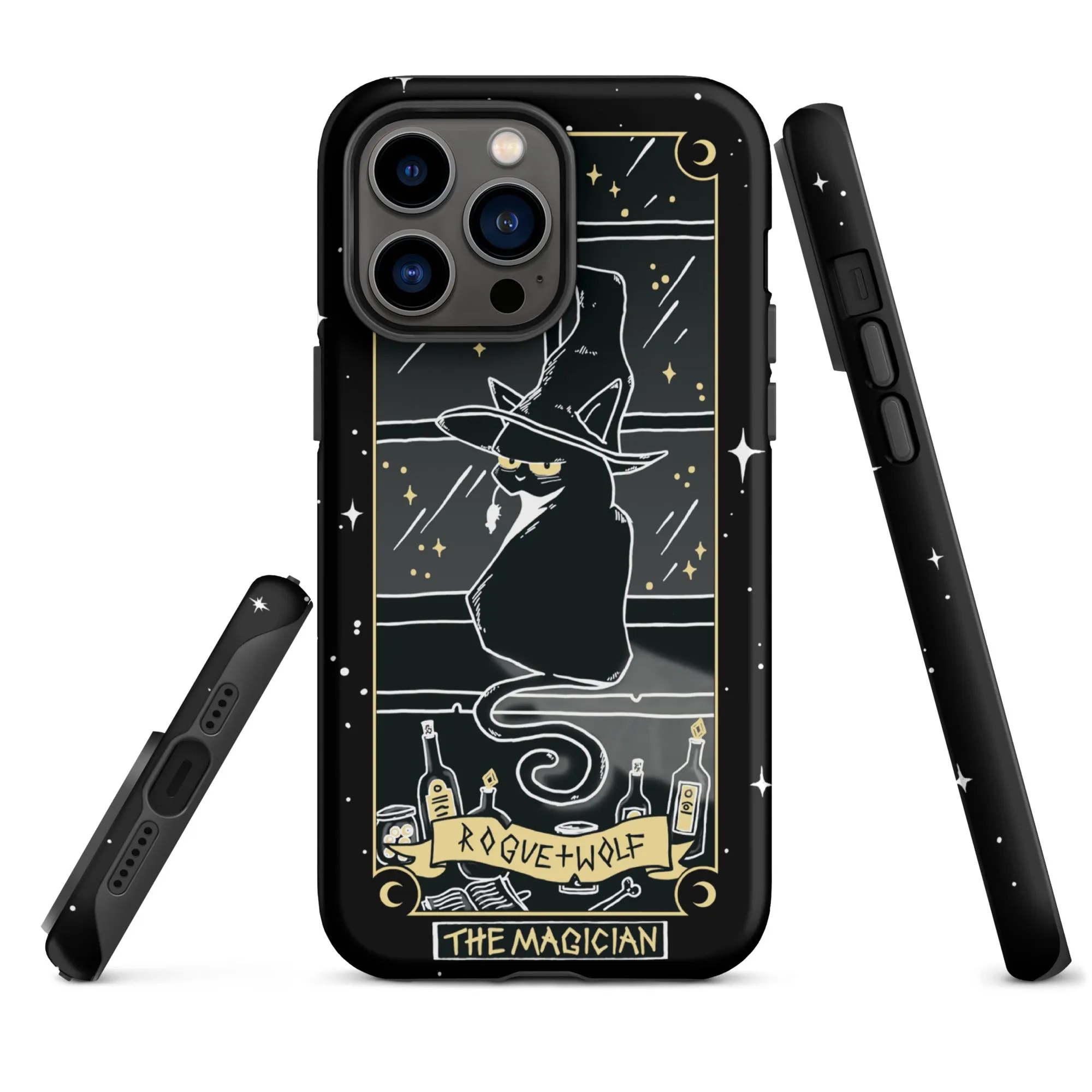 Magician Tarot Tough Phone Case for iPhone - Shockproof Witchy Phone Case Cover Anti-scratch Goth Accessory