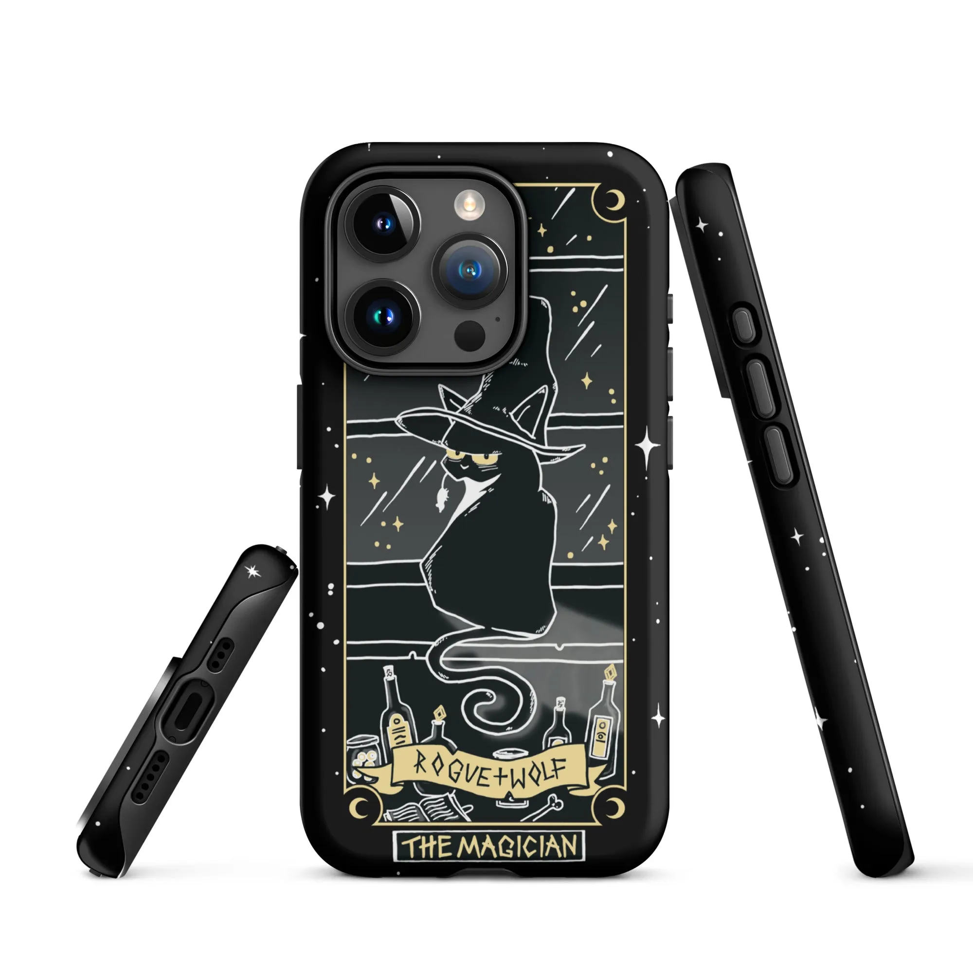 Magician Tarot Tough Phone Case for iPhone - Shockproof Witchy Phone Case Cover Anti-scratch Goth Accessory