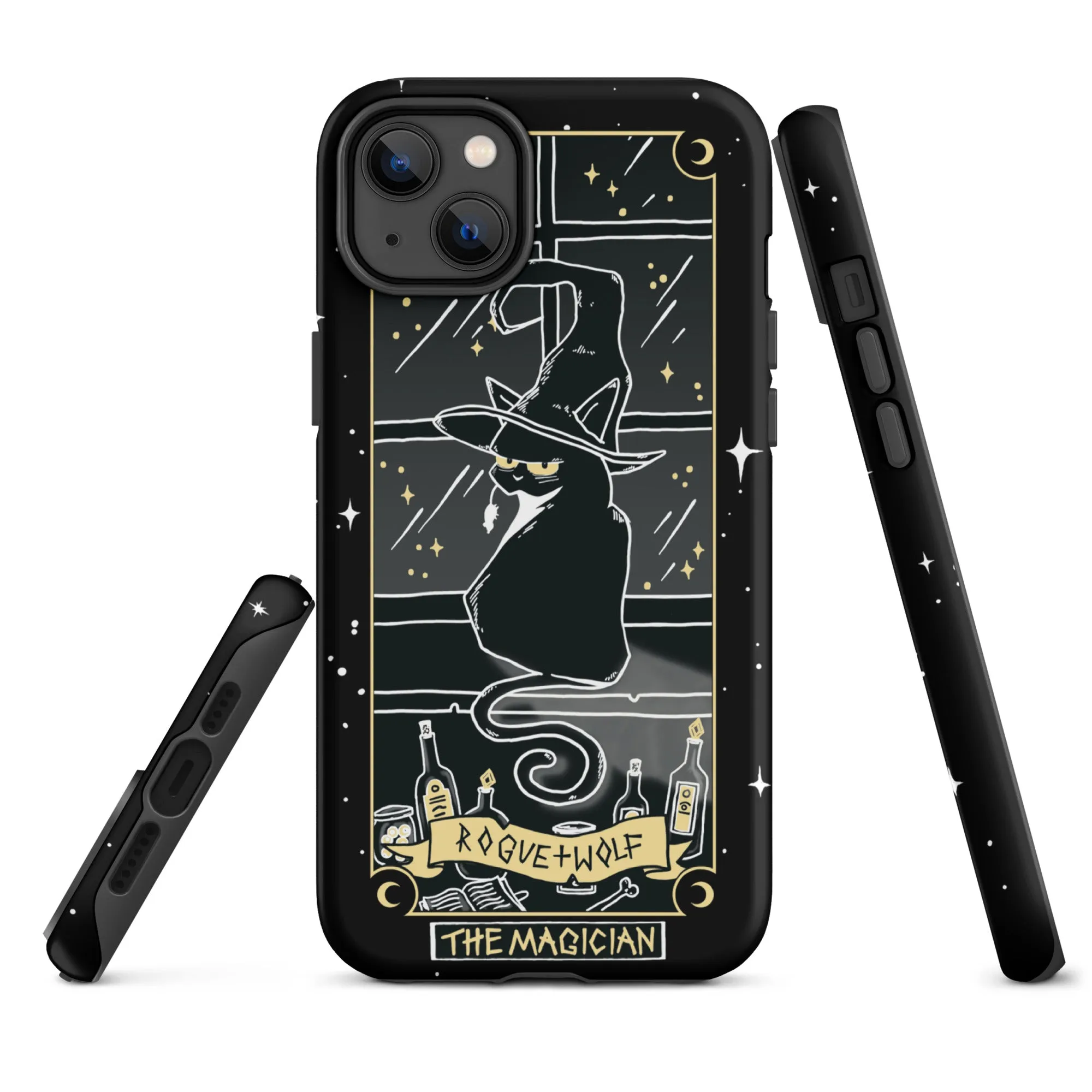 Magician Tarot Tough Phone Case for iPhone - Shockproof Witchy Phone Case Cover Anti-scratch Goth Accessory