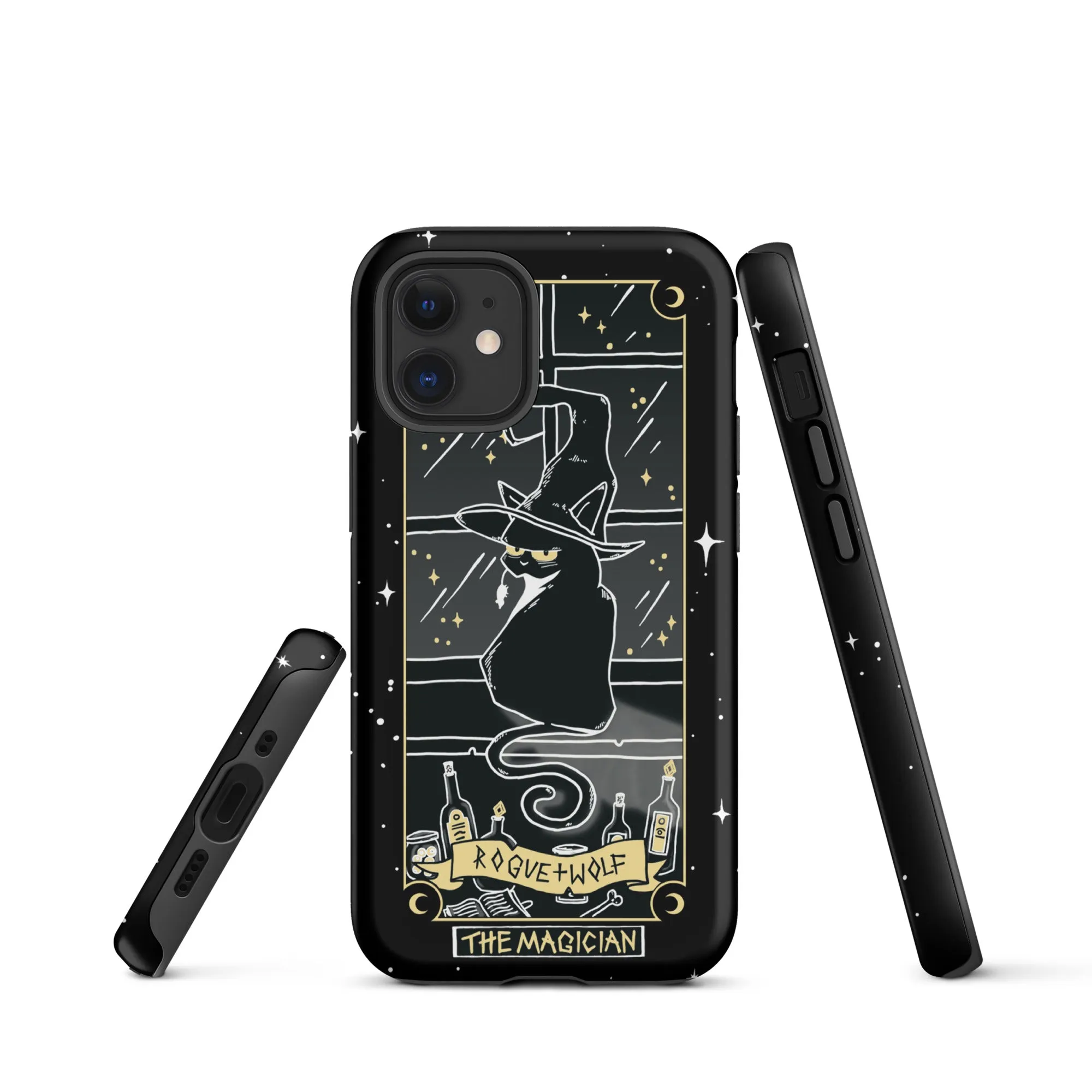 Magician Tarot Tough Phone Case for iPhone - Shockproof Witchy Phone Case Cover Anti-scratch Goth Accessory