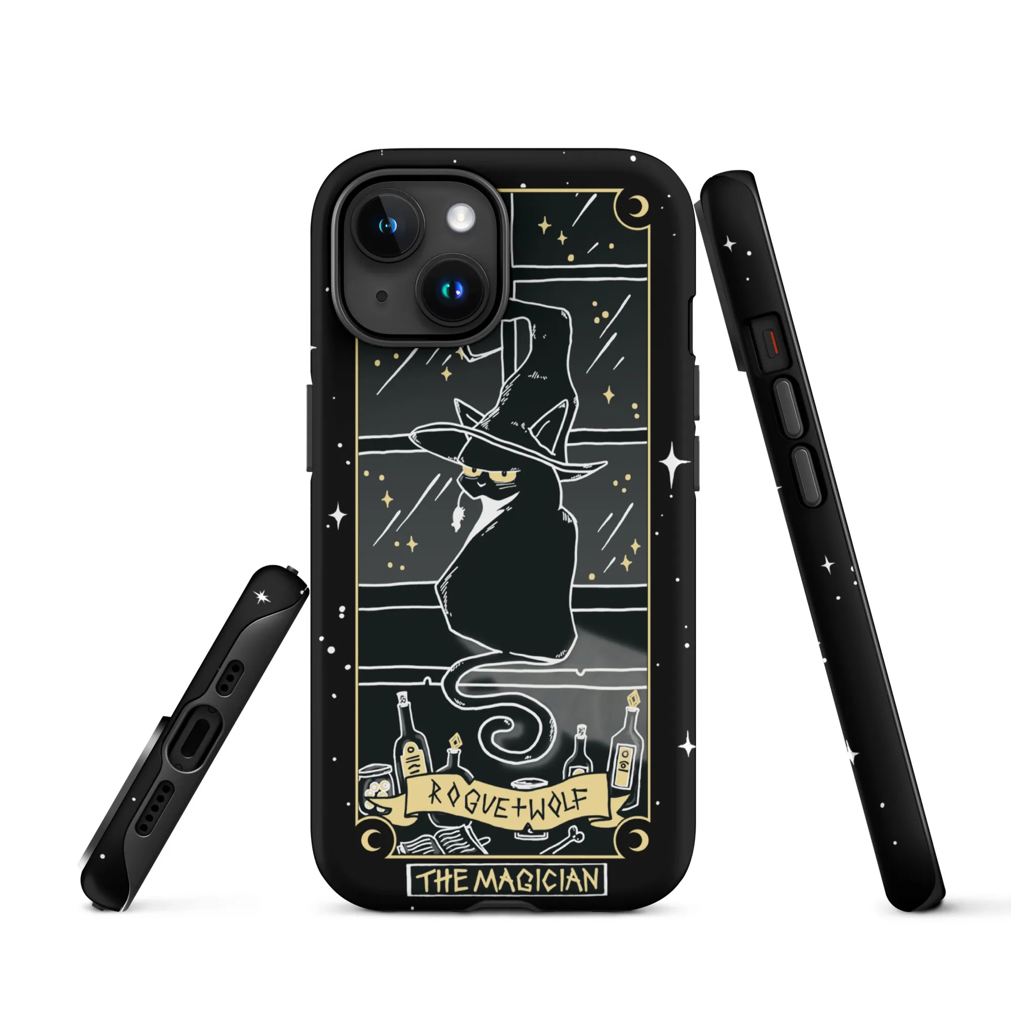 Magician Tarot Tough Phone Case for iPhone - Shockproof Witchy Phone Case Cover Anti-scratch Goth Accessory