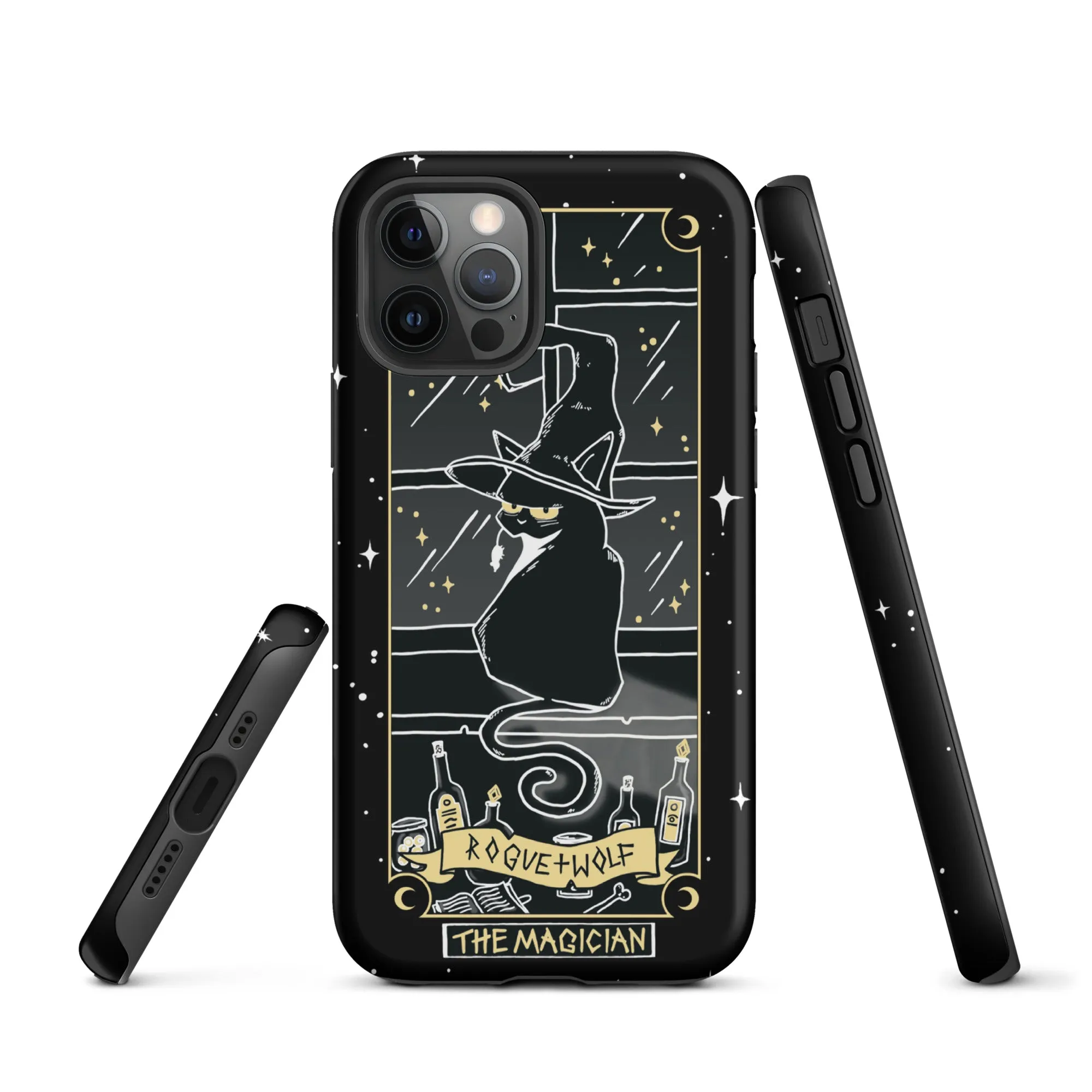 Magician Tarot Tough Phone Case for iPhone - Shockproof Witchy Phone Case Cover Anti-scratch Goth Accessory