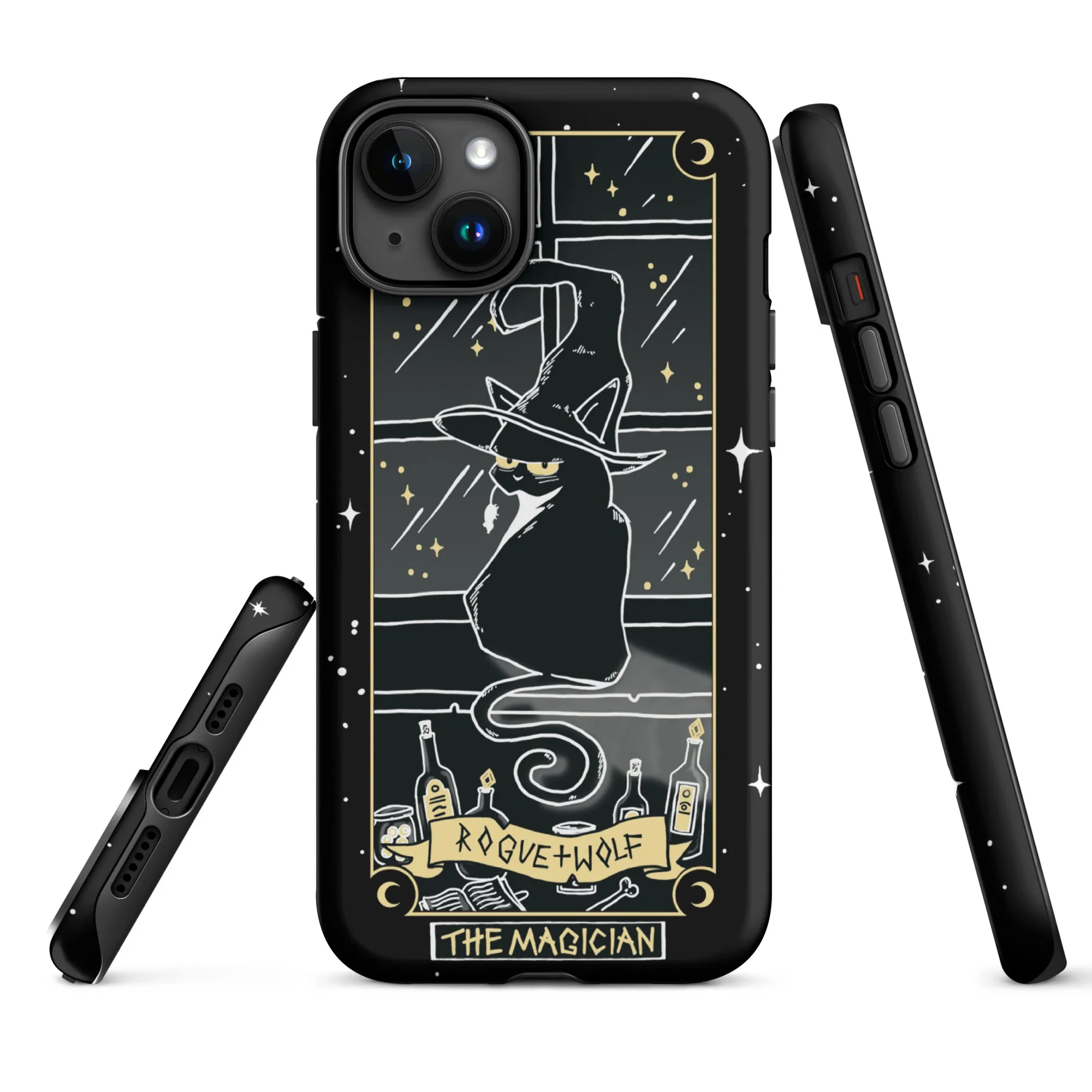 Magician Tarot Tough Phone Case for iPhone - Shockproof Witchy Phone Case Cover Anti-scratch Goth Accessory