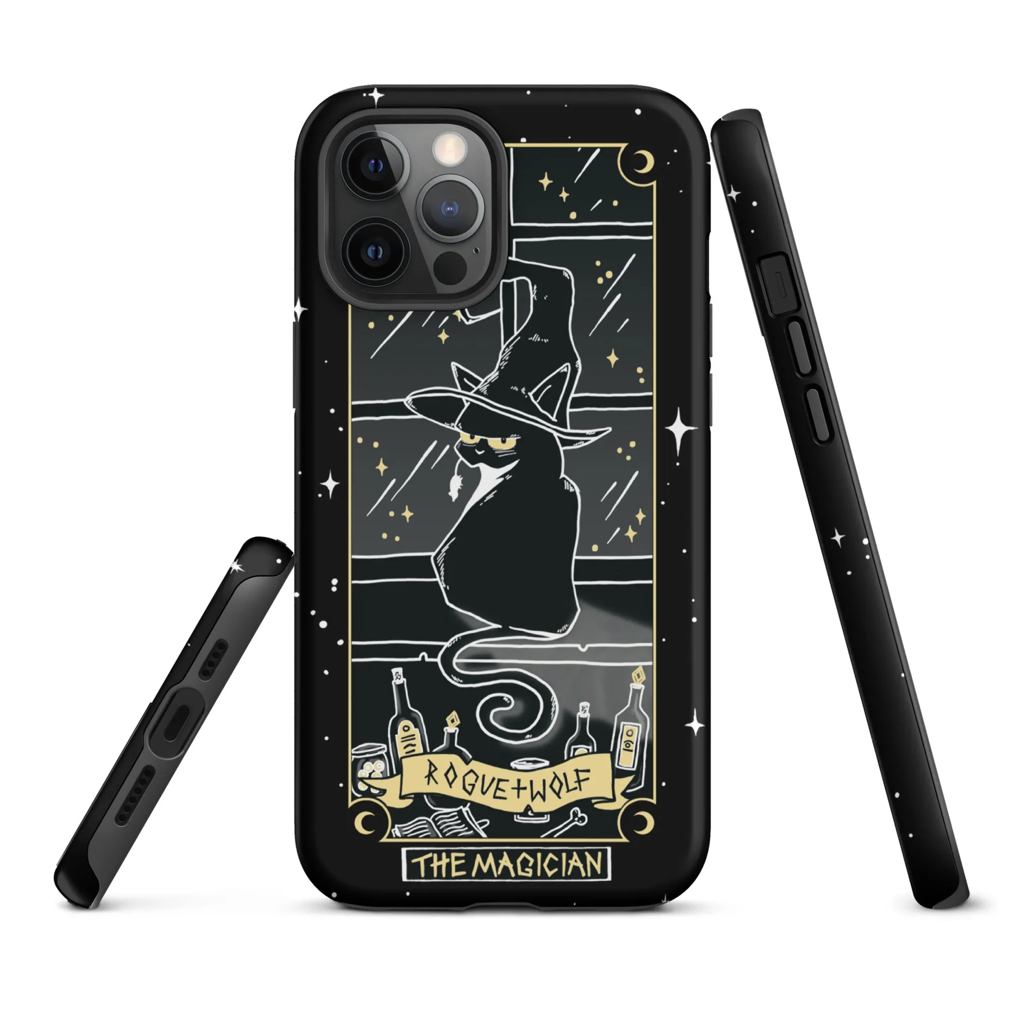 Magician Tarot Tough Phone Case for iPhone - Shockproof Witchy Phone Case Cover Anti-scratch Goth Accessory