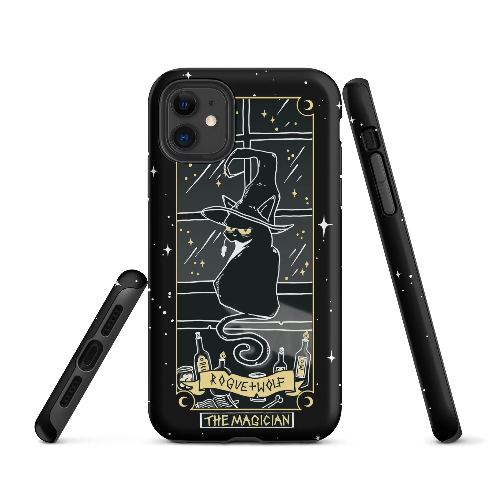 Magician Tarot Tough Phone Case for iPhone - Shockproof Witchy Phone Case Cover Anti-scratch Goth Accessory