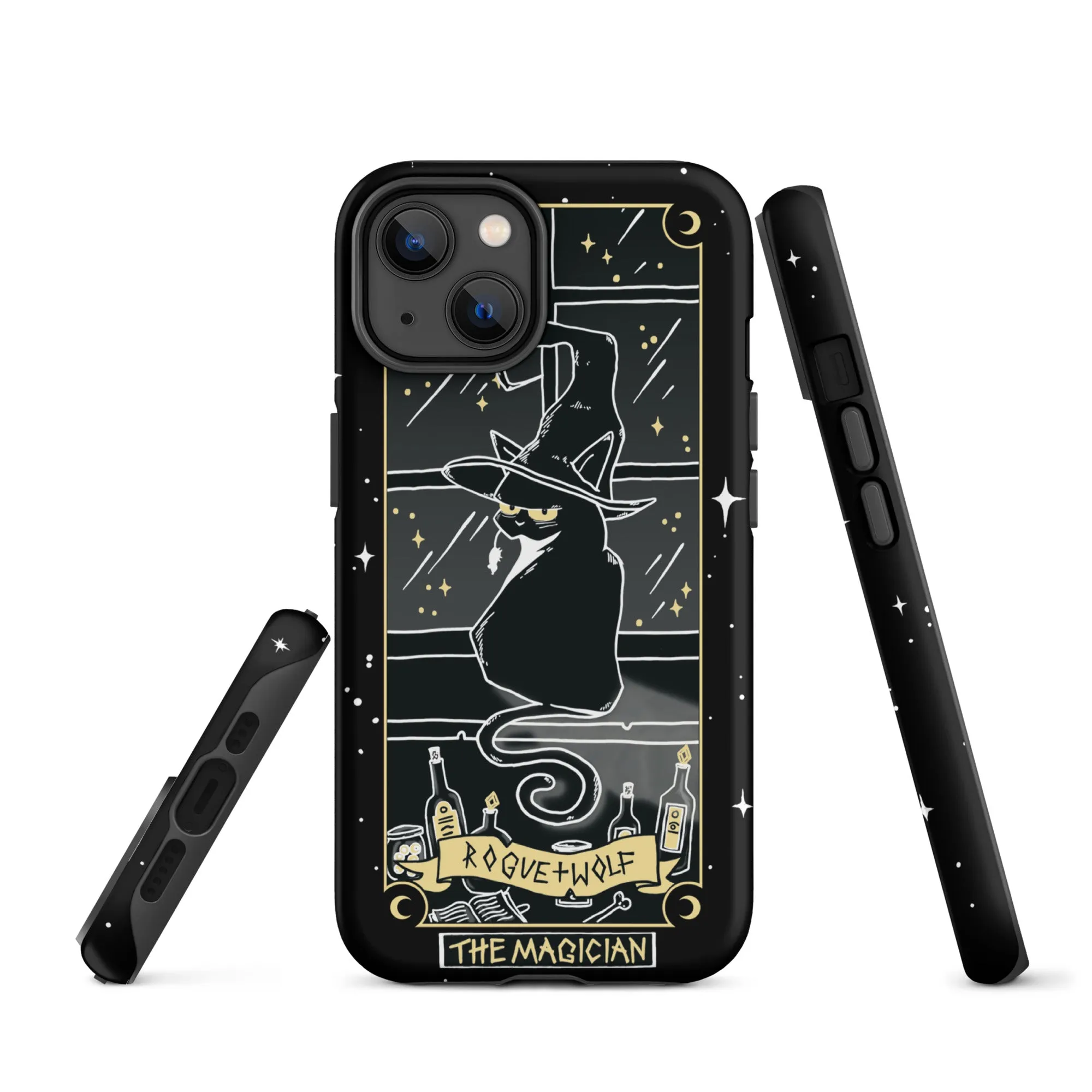 Magician Tarot Tough Phone Case for iPhone - Shockproof Witchy Phone Case Cover Anti-scratch Goth Accessory