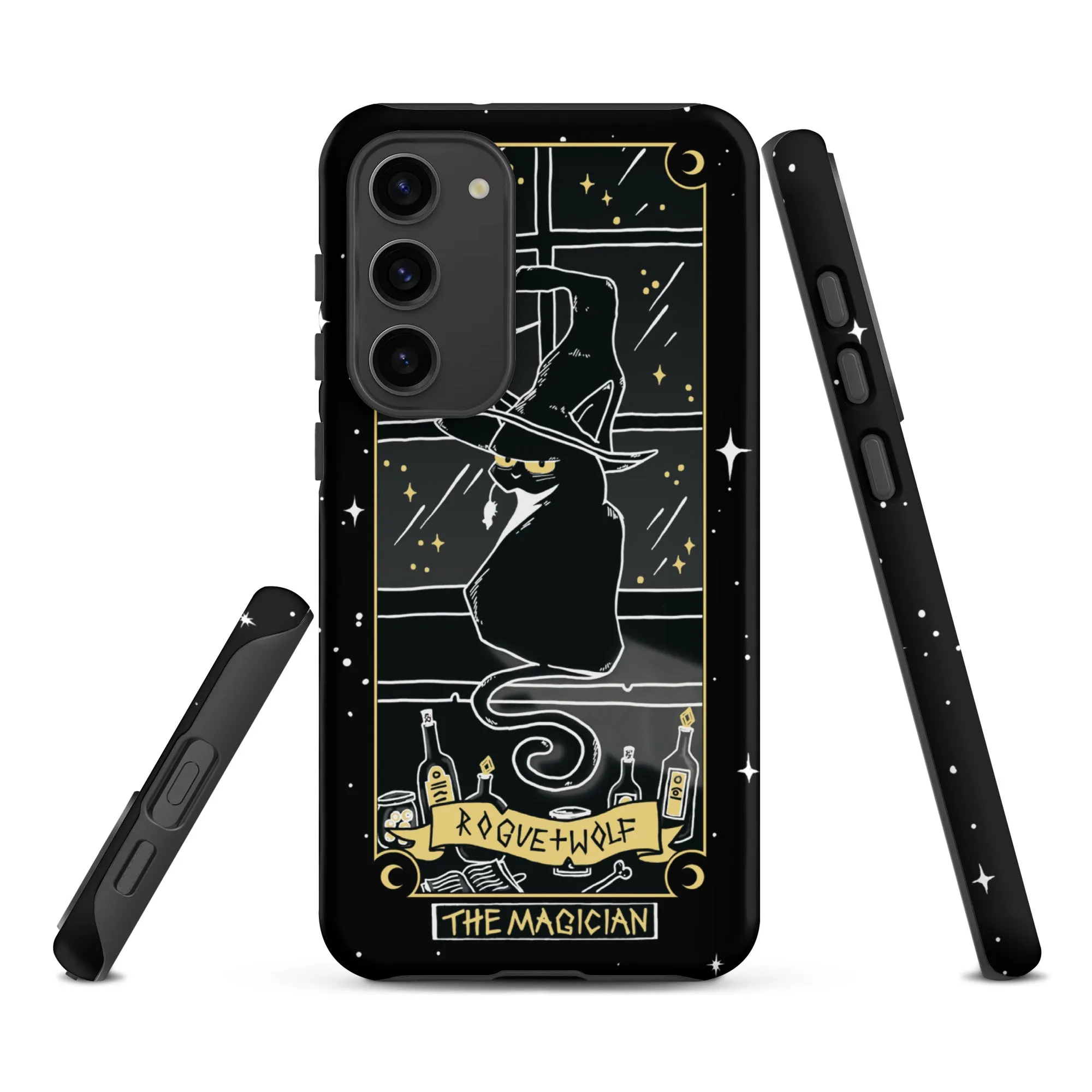 Magician Tarot Tough Phone Case for Samsung - Shockproof Anti-scratch Witchy Goth Phone Case Cover