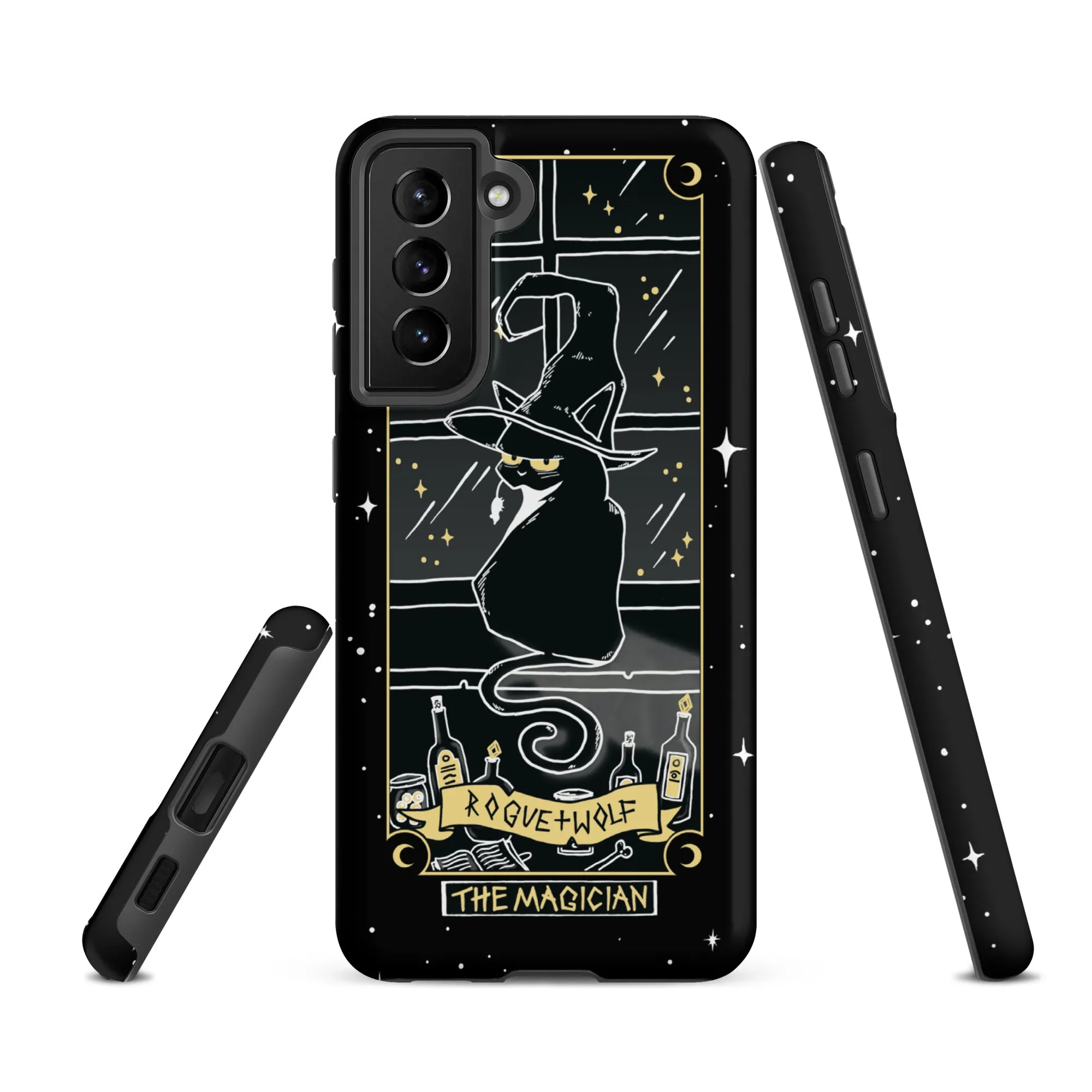 Magician Tarot Tough Phone Case for Samsung - Shockproof Anti-scratch Witchy Goth Phone Case Cover