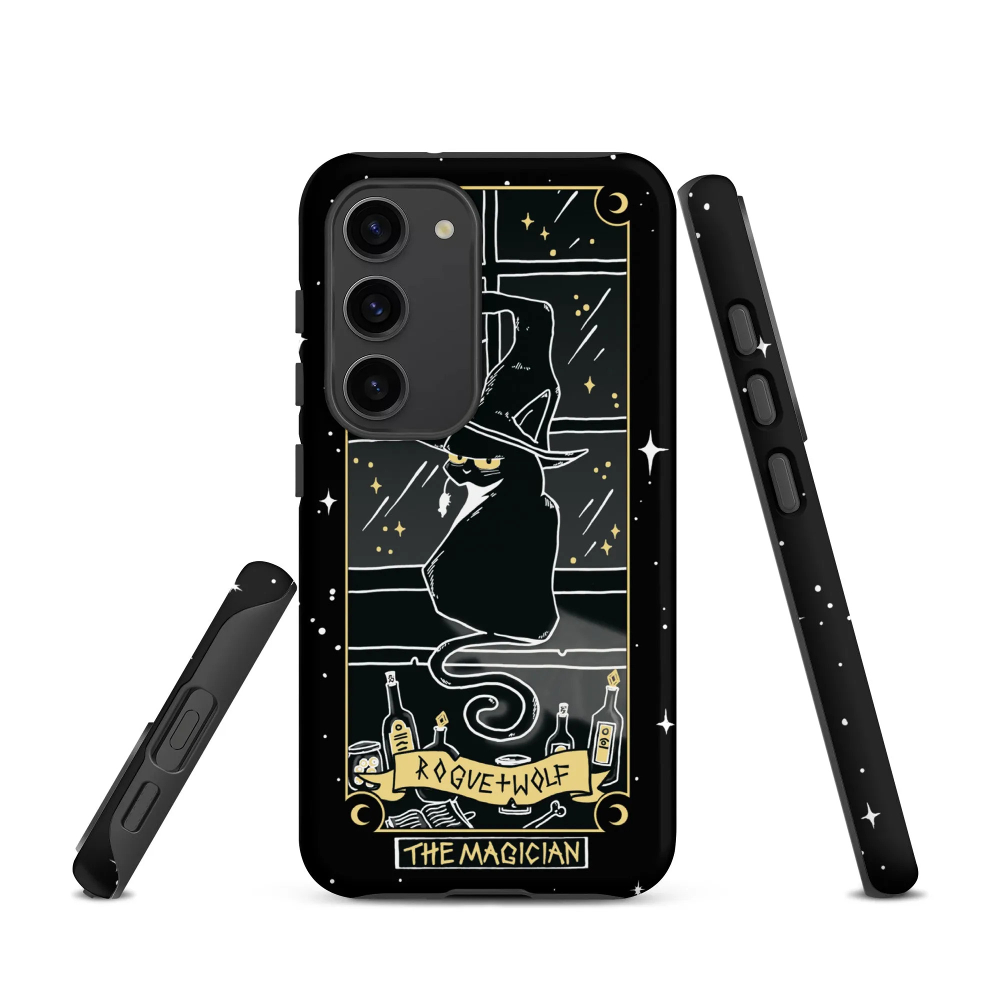 Magician Tarot Tough Phone Case for Samsung - Shockproof Anti-scratch Witchy Goth Phone Case Cover