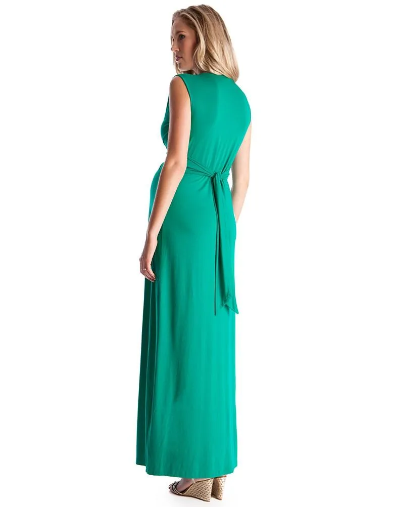 Mesmerising Green Maternity Dress