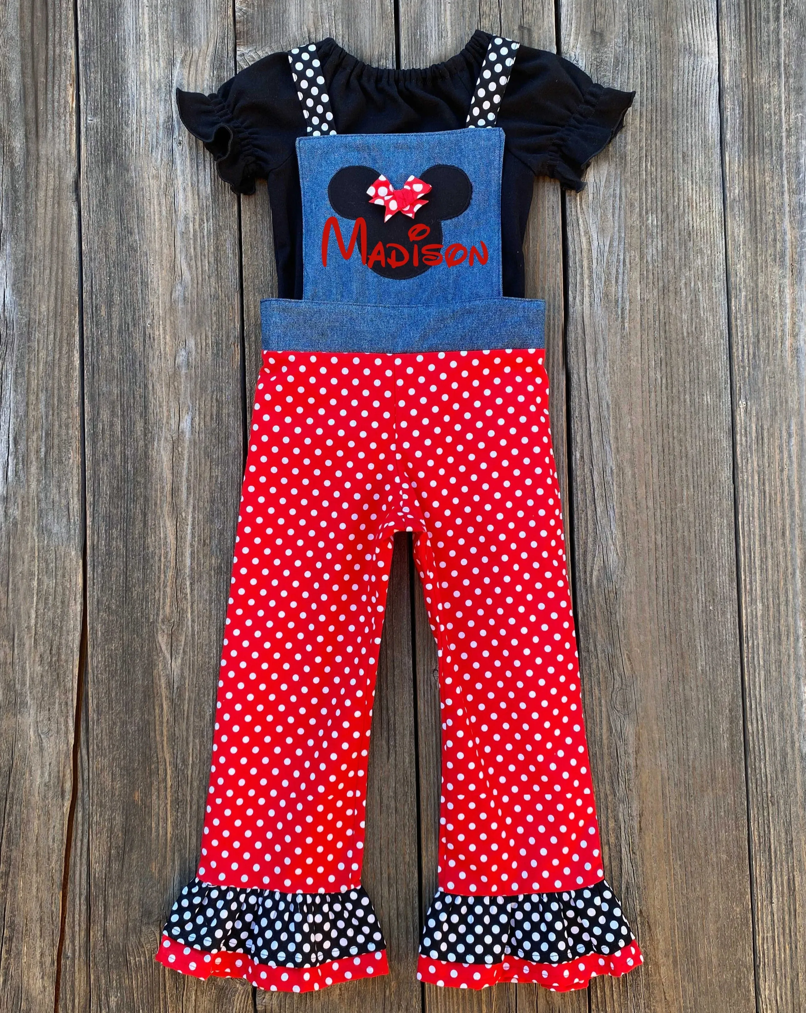 Minnie Mouse Overalls