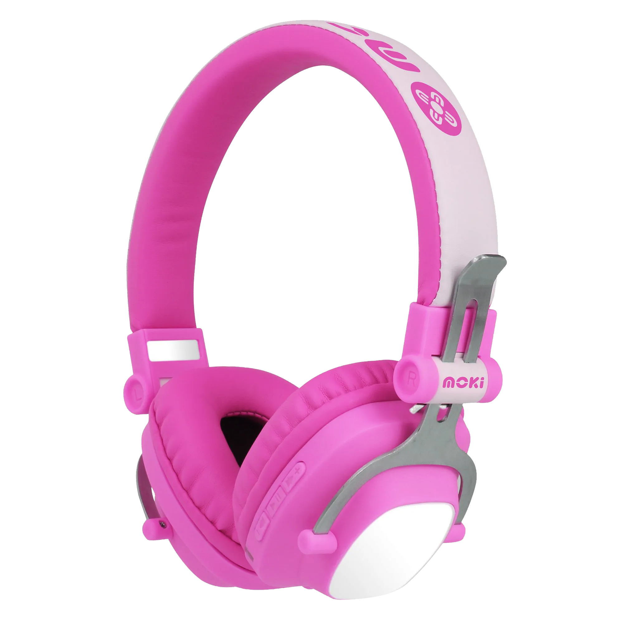 Moki EXO Kids Wireless Headphones - Pink