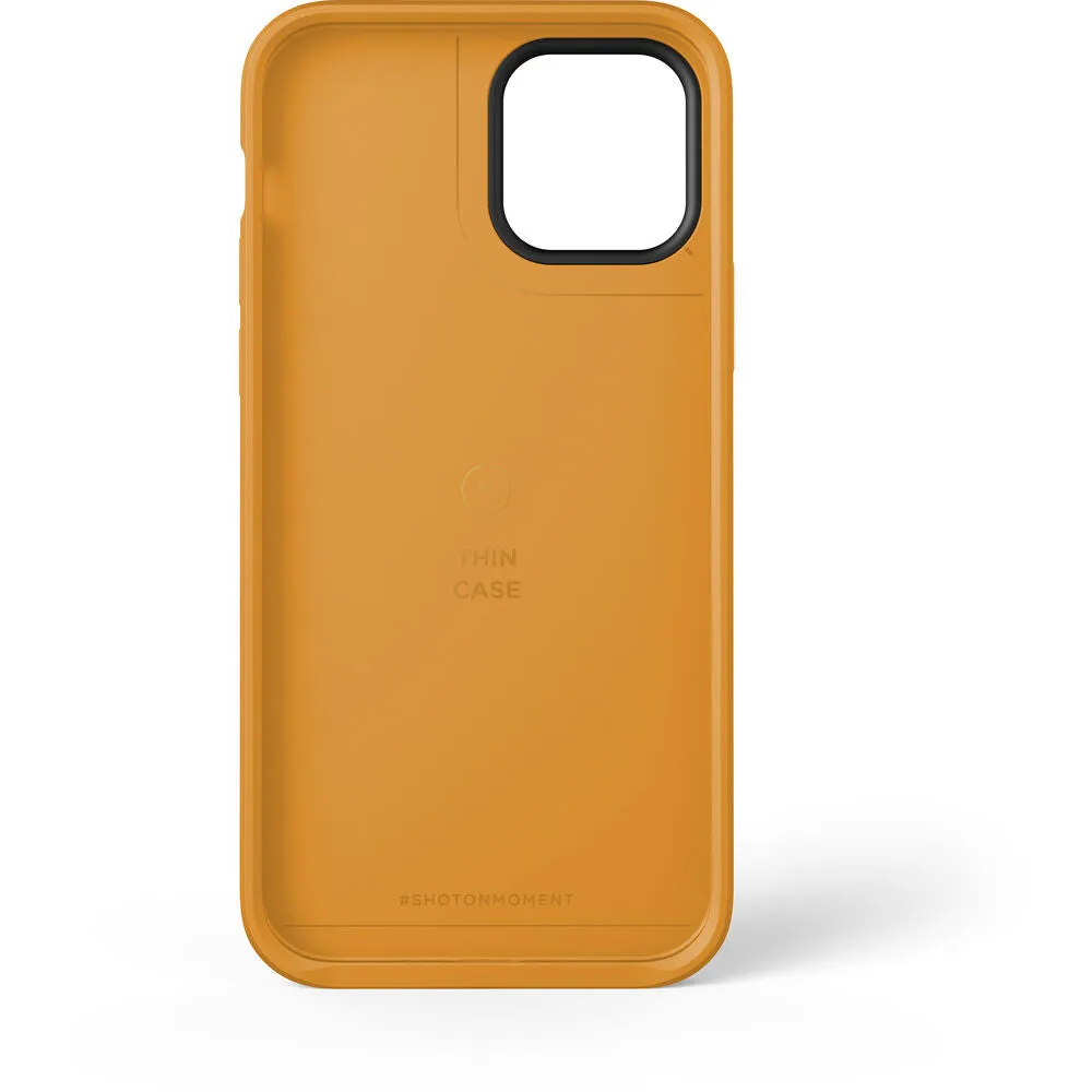 Moment - Thin Case with MagSafe - iPhone 12 - Mustard Yellow