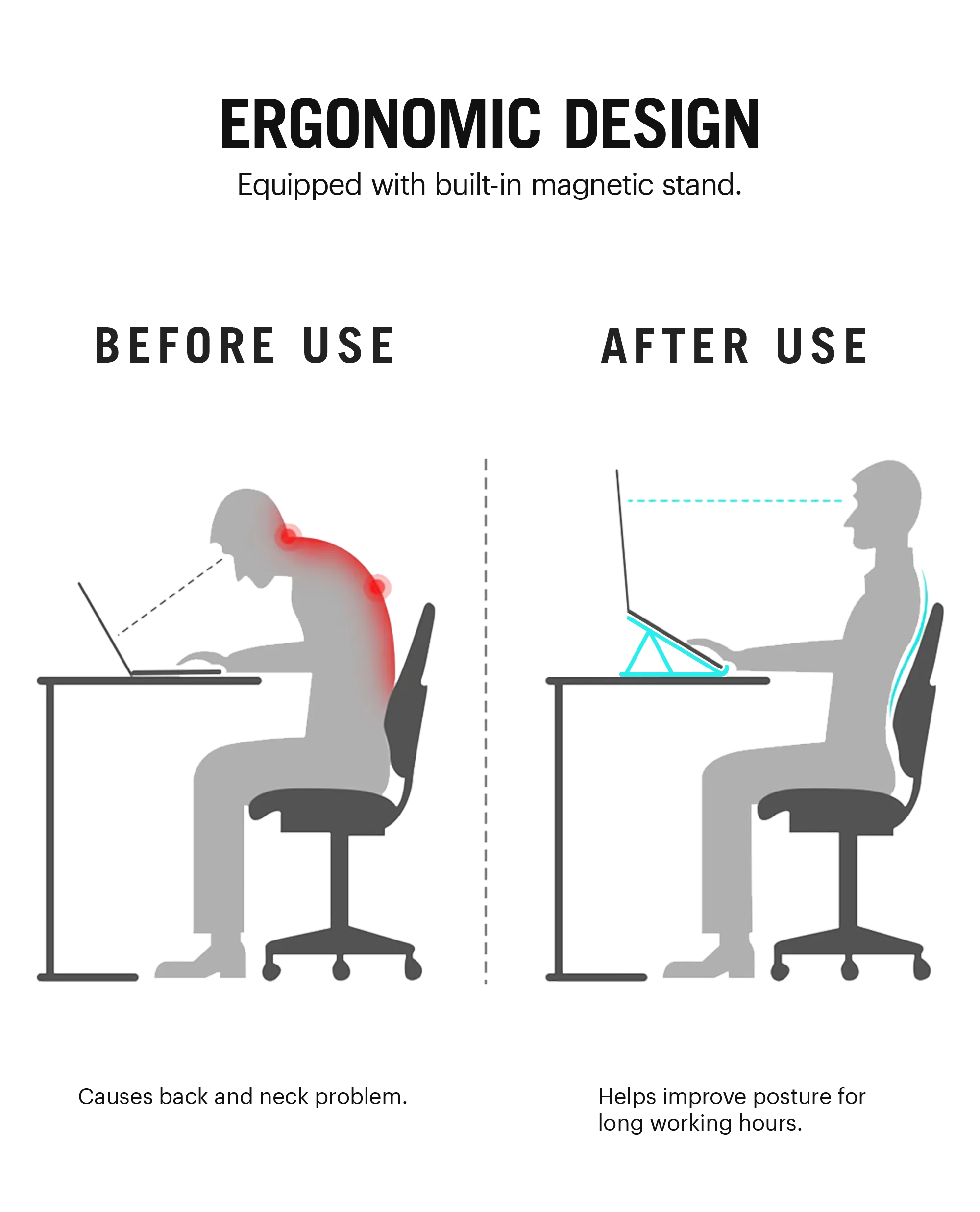 Morph Foldable Deskmat with Laptop Stand