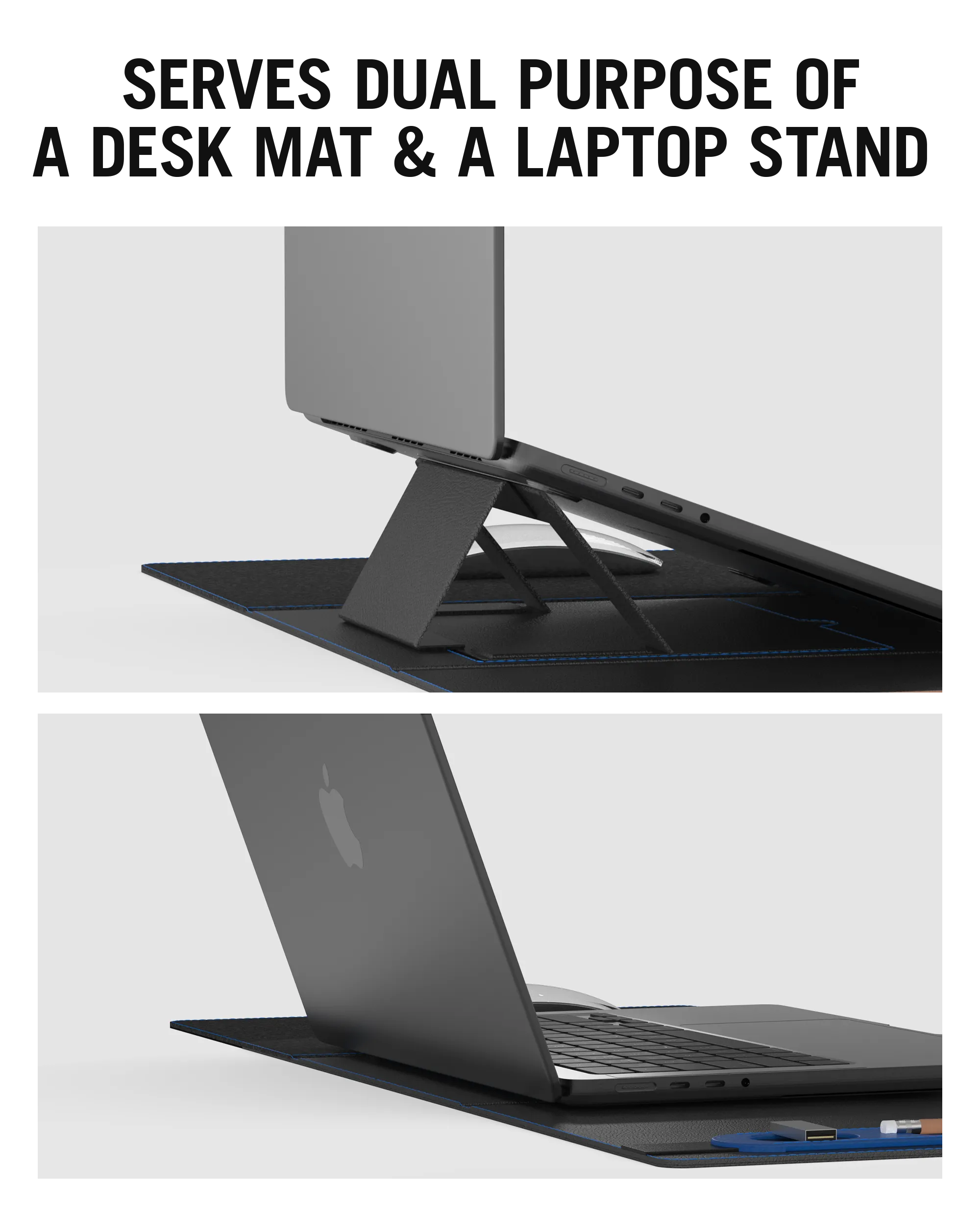 Morph Foldable Deskmat with Laptop Stand