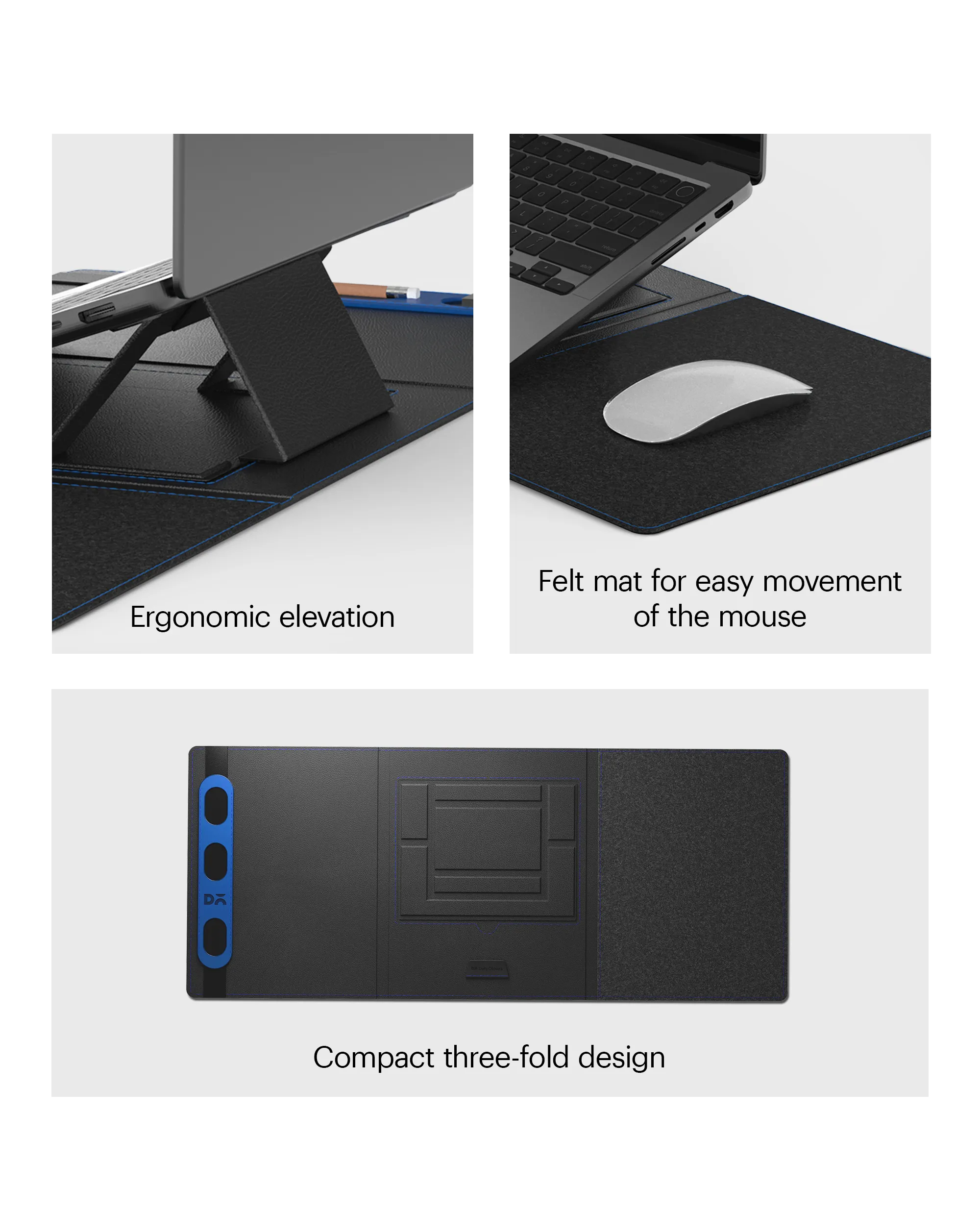 Morph Foldable Deskmat with Laptop Stand