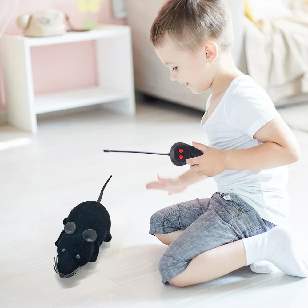 Mouse Toys Wireless RC Mice Cat Toys Remote Control False Mouse Novelty RC Cat Funny Playing Mouse Toys Electronic Rat Mouse