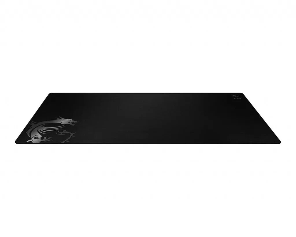 MSI AGILITY GD80 Gaming Mousepad '1200mm x 600mm, Soft touch silk surface, Iconic dragon design, Anti-slip and shock-absorbing rubber base, Reinforced stitched edges'