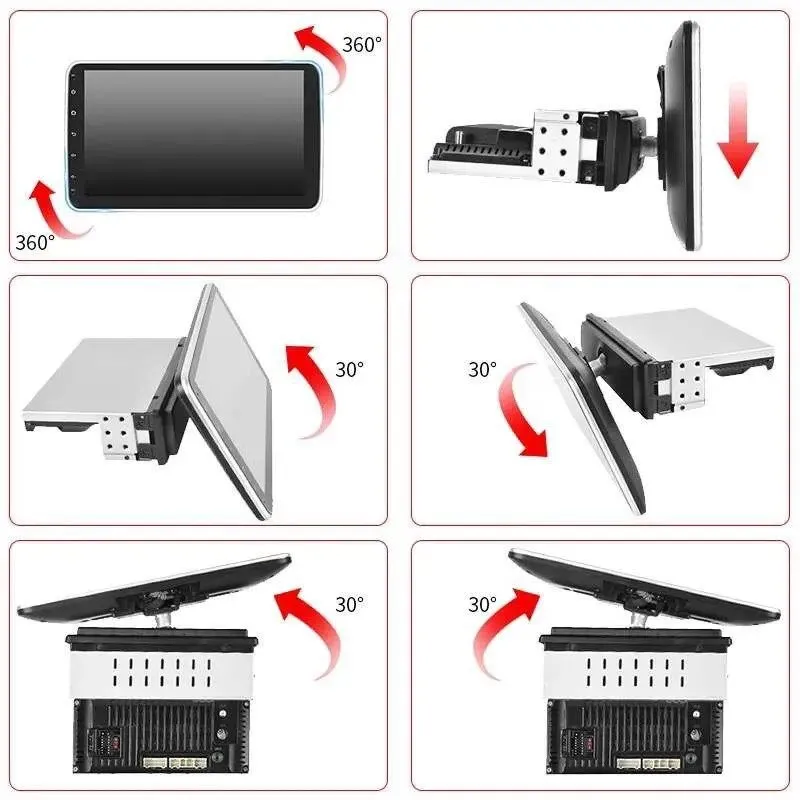 Multimedia 10.1" Apple/Android Player 1 Din With 2GB   32GB 4G/Hotspot Function