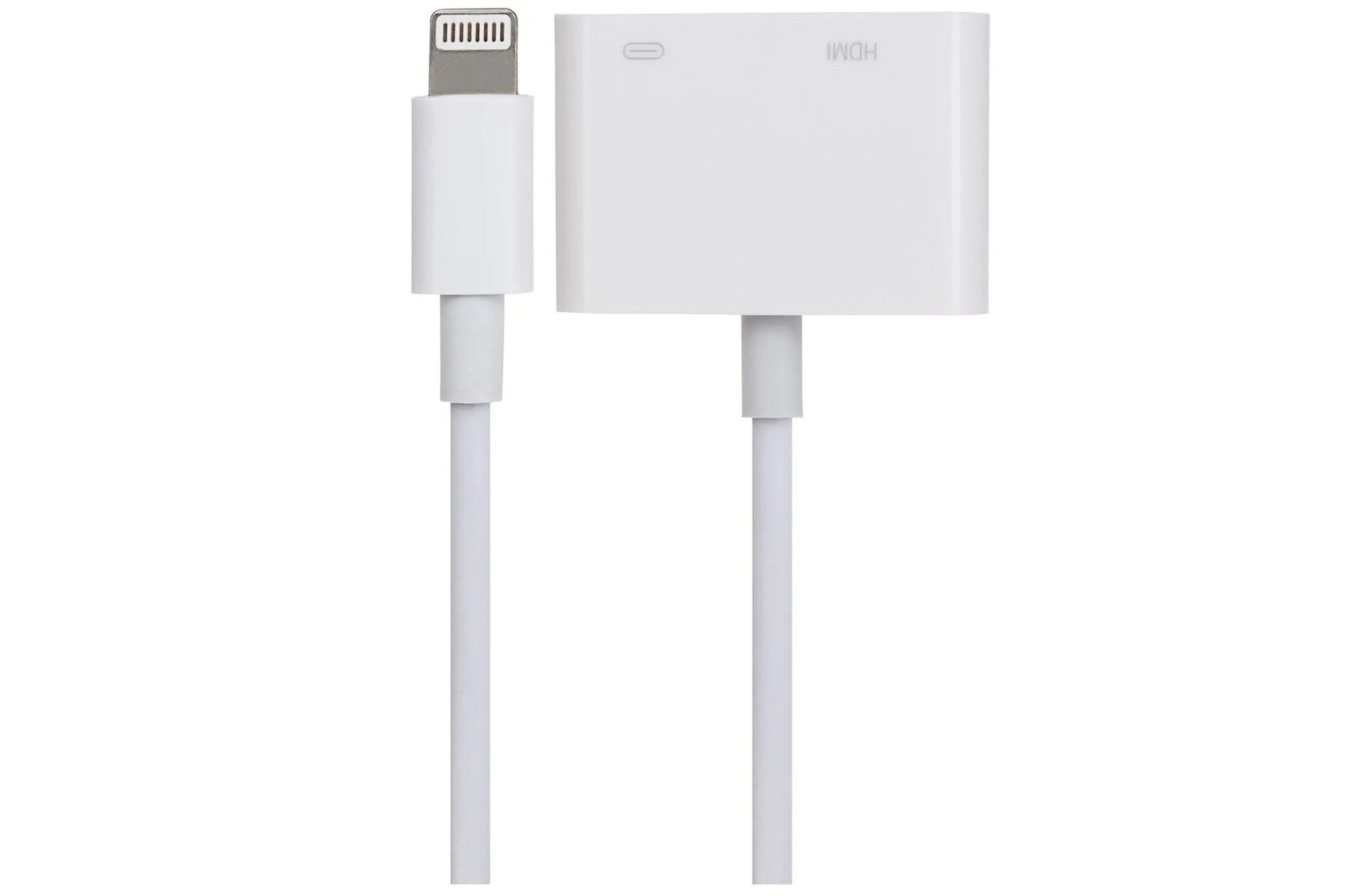 Nikkai Lightning to HDMI / Lightning Charging Port Adapter - White